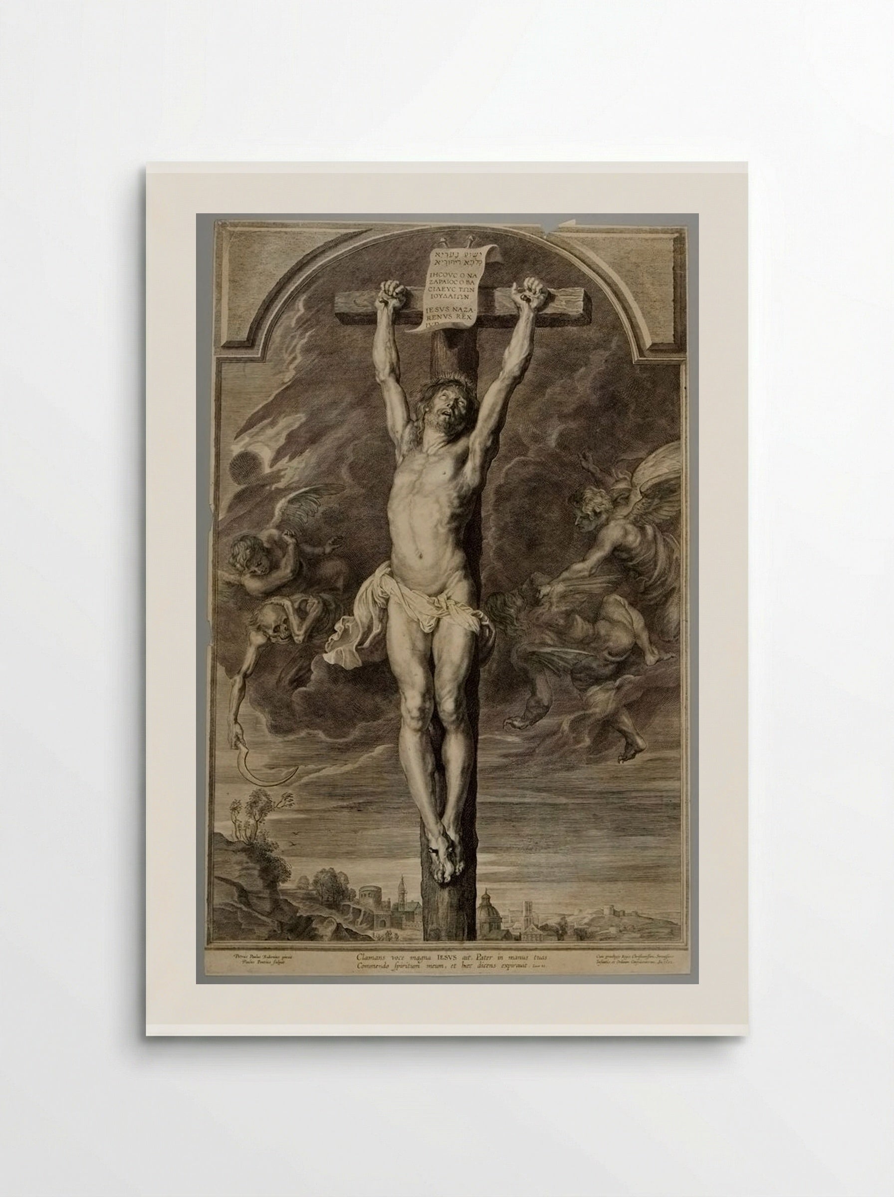 Christ on the Cross - Paulus Pontius - Poster