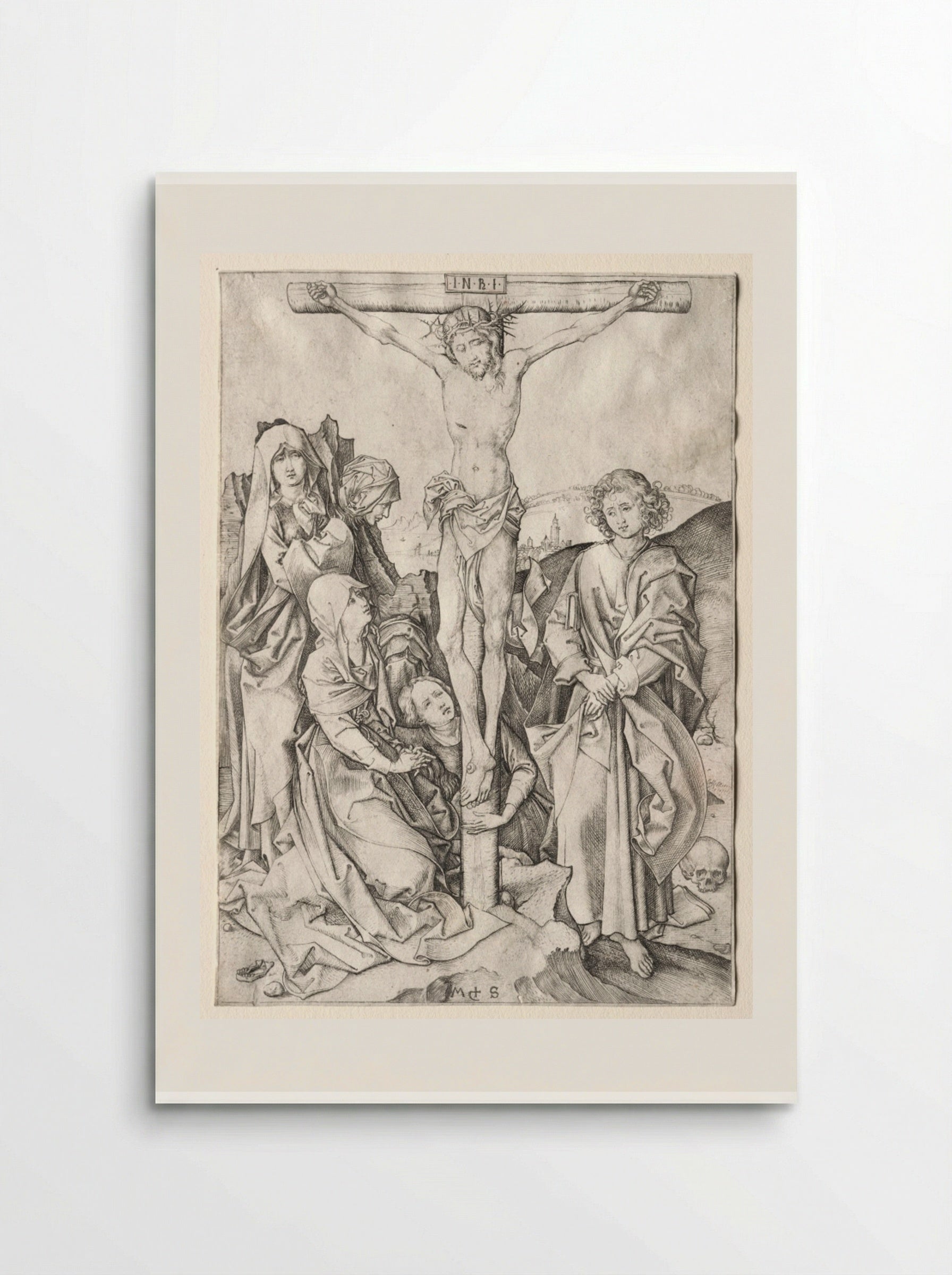 Christ on the Cross - Martin Schongauer - Poster