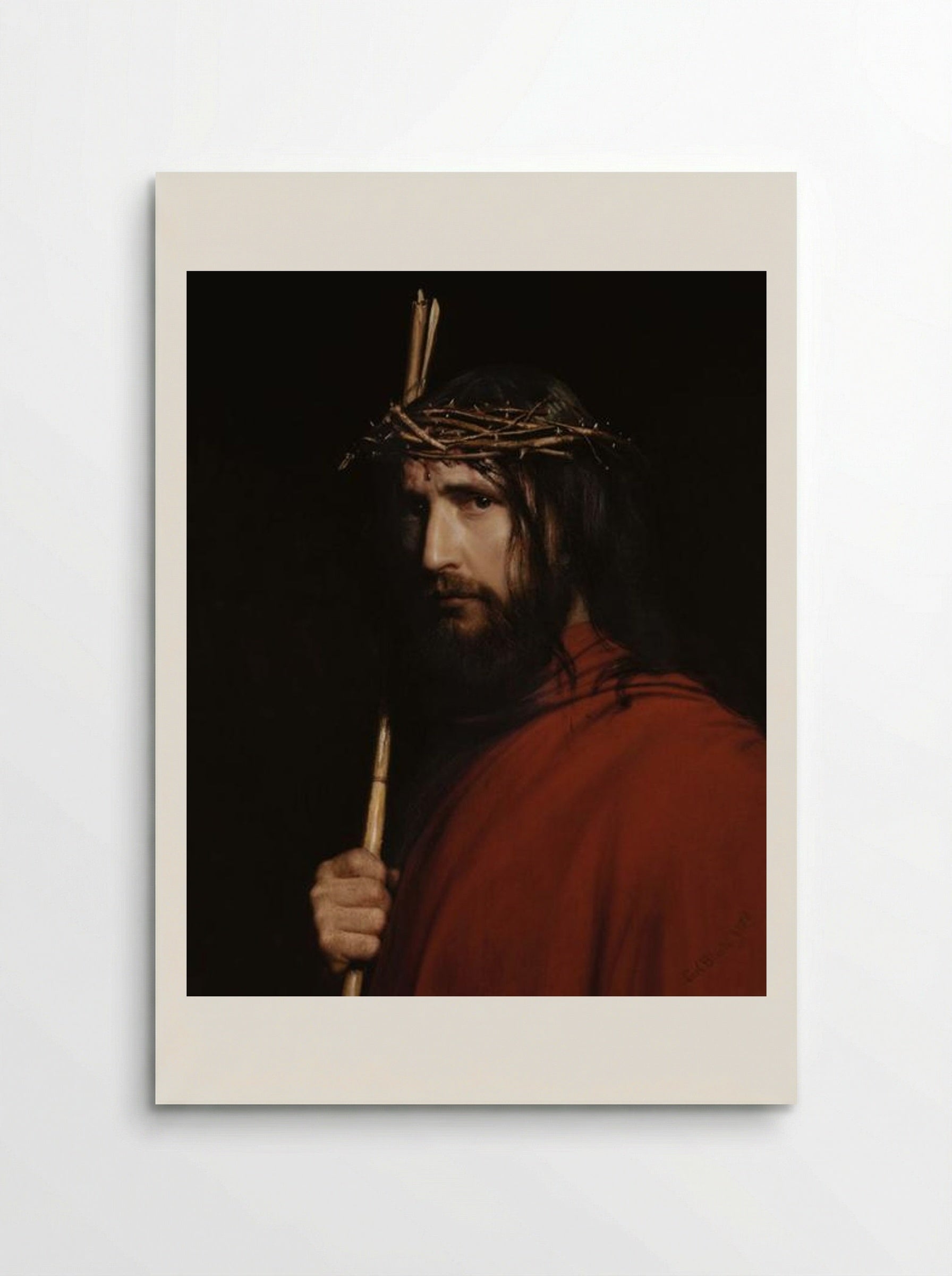Christ with Thorns - Carl Bloch - Poster