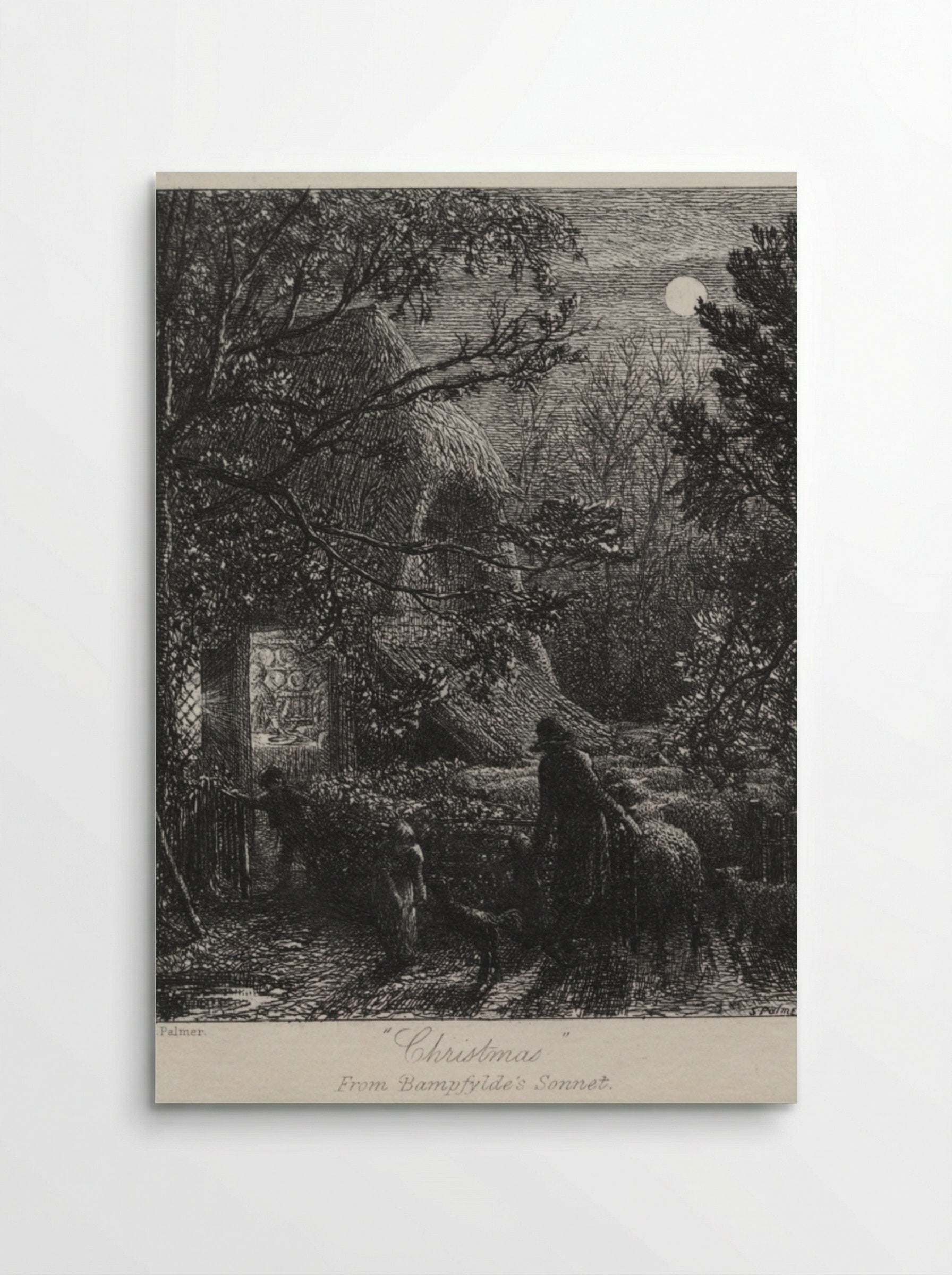 Christmas (Folding the Last Sheep) - Samuel Palmer - Poster