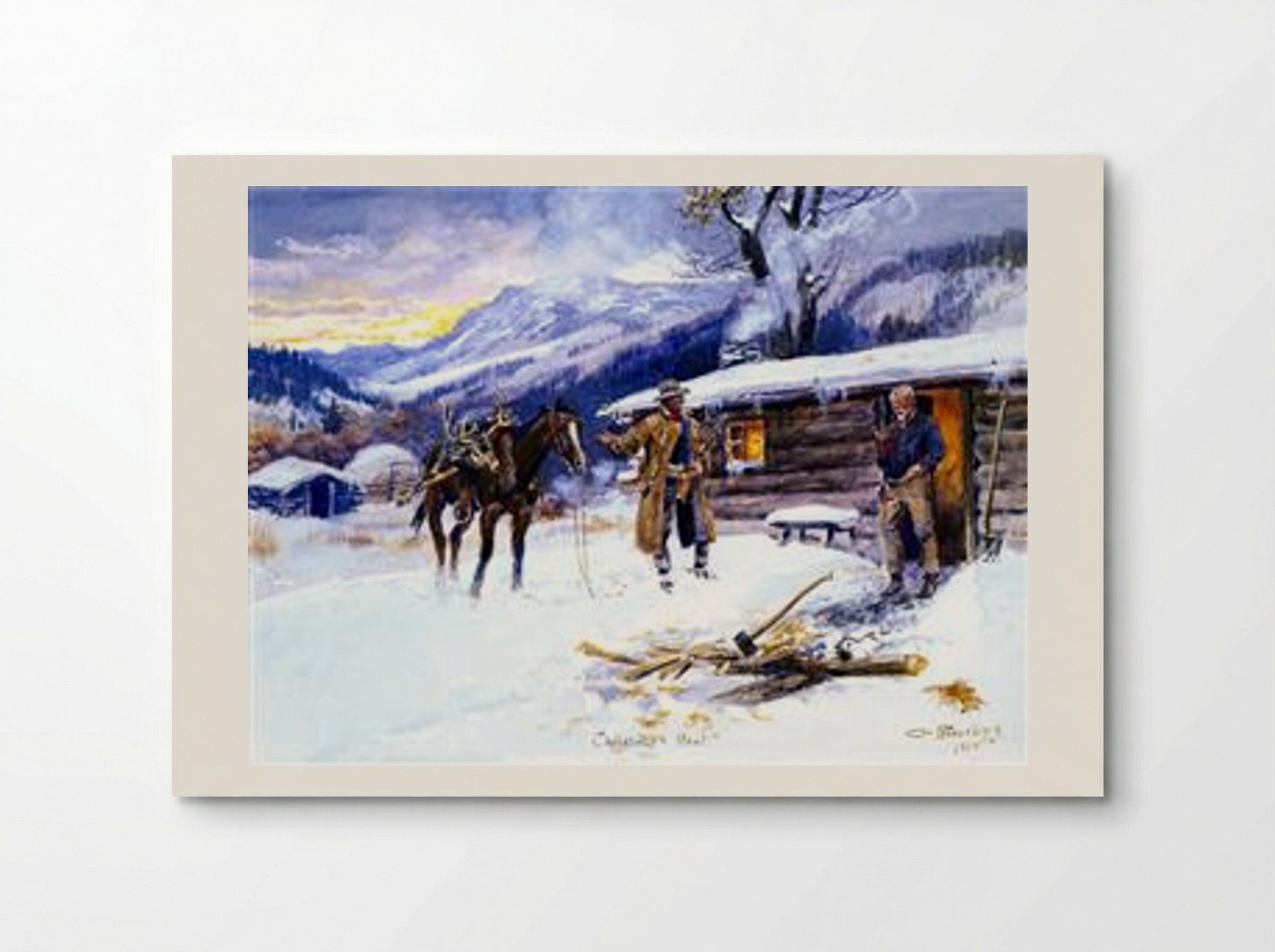 Christmas Meat - Charles M. Russell - Poster