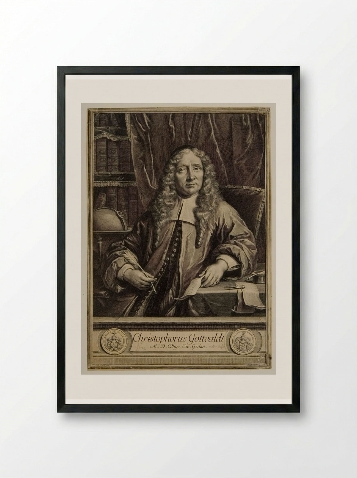 Christophe Gottvaldt - Gérard Edelinck - Framed Print Black