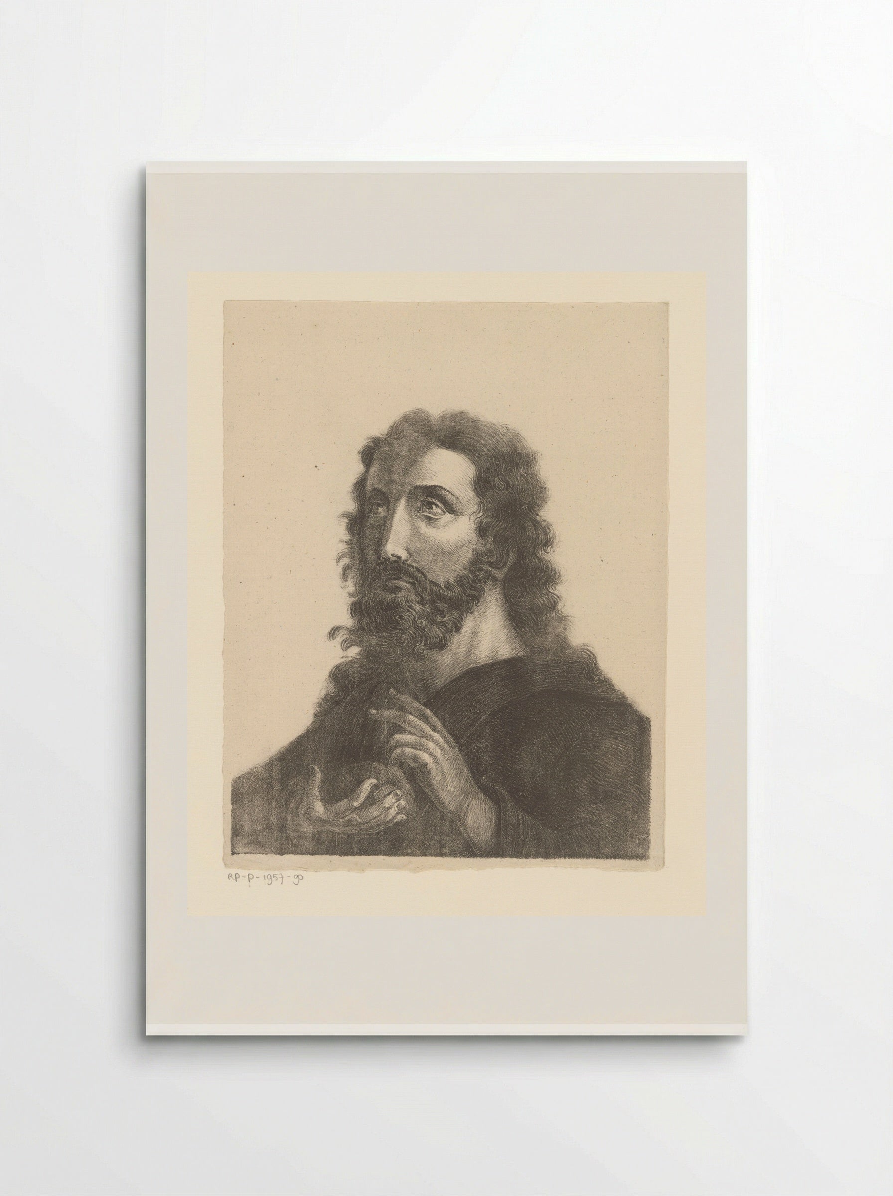 Christus zegent het brood - Pieter Bartholomeusz. Barbiers - Poster