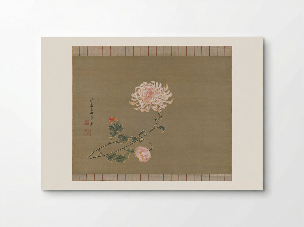 Chrysanthemum - Itō Jakuchū - Poster