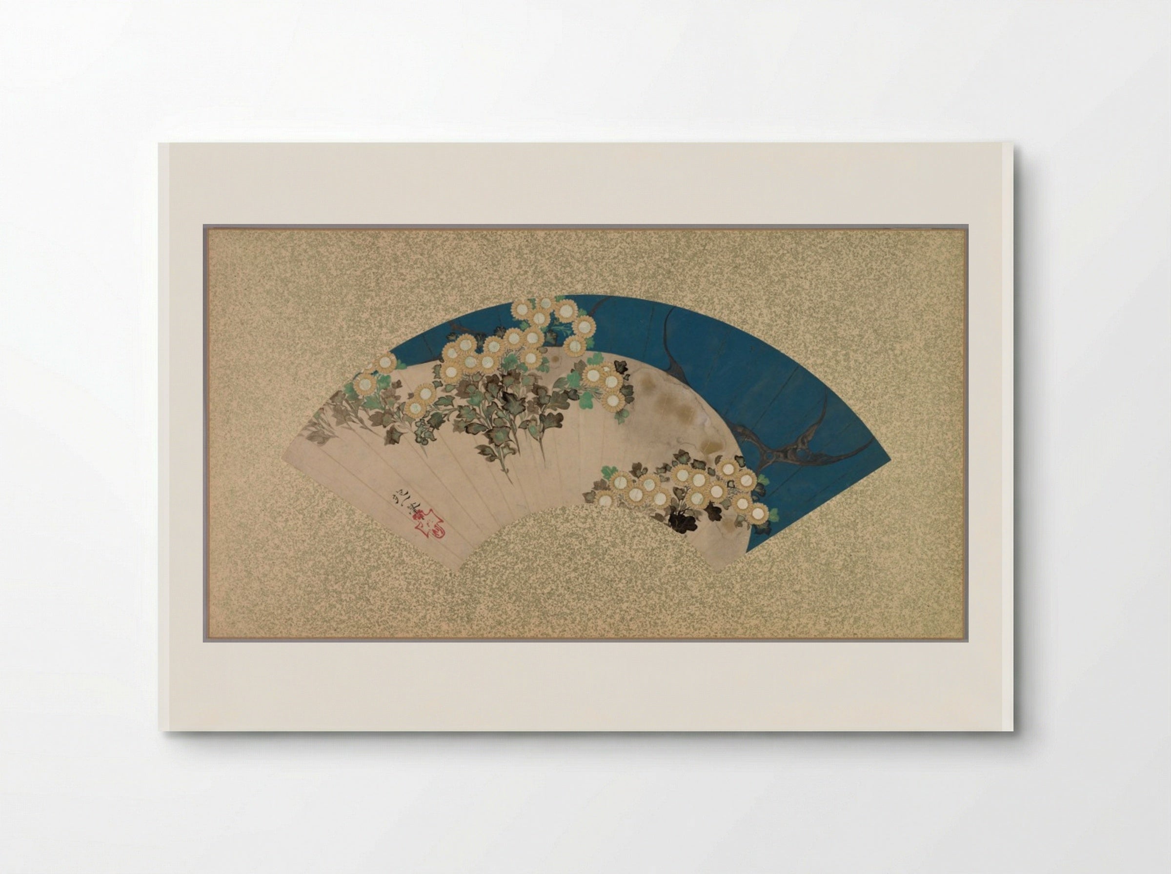 Chrysanthemums by the Water - Sakai Hōitsu - Poster