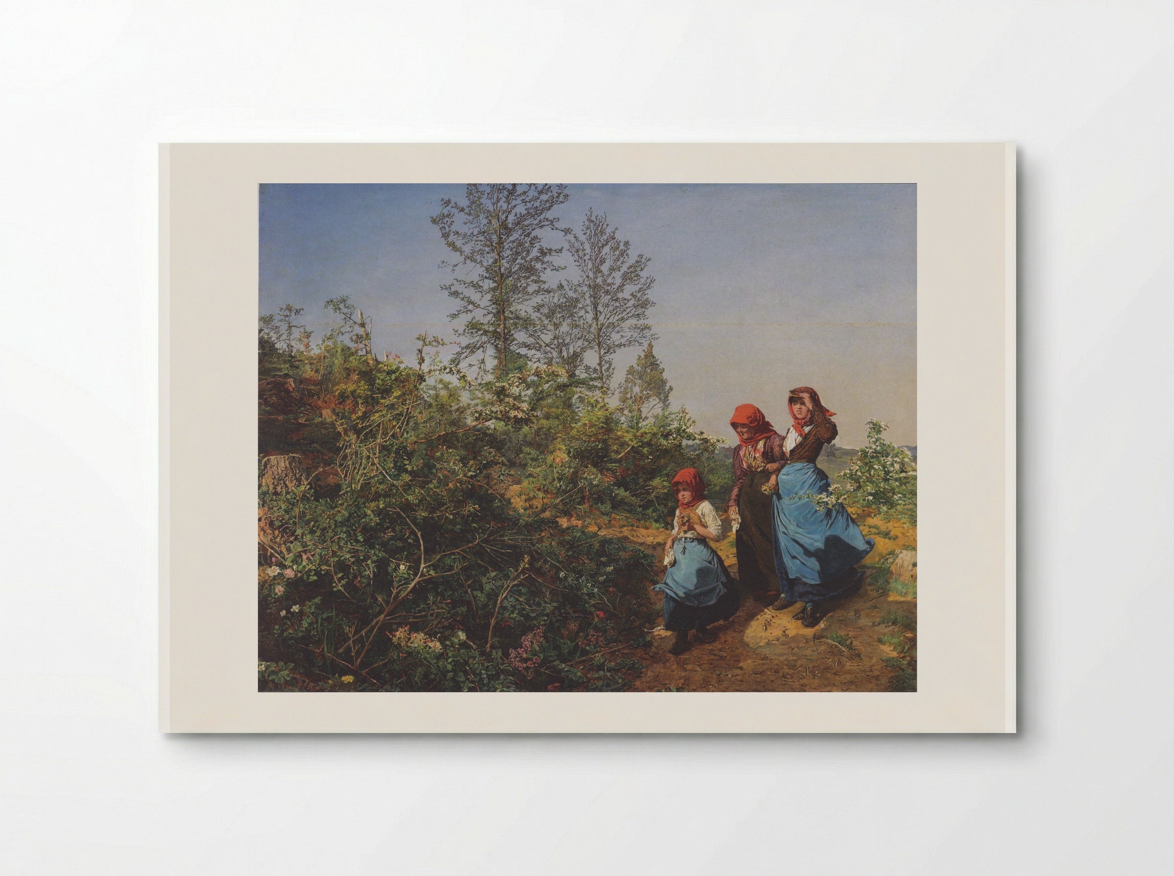 Church Attendance in the Spring - Ferdinand Georg Waldmüller - Poster
