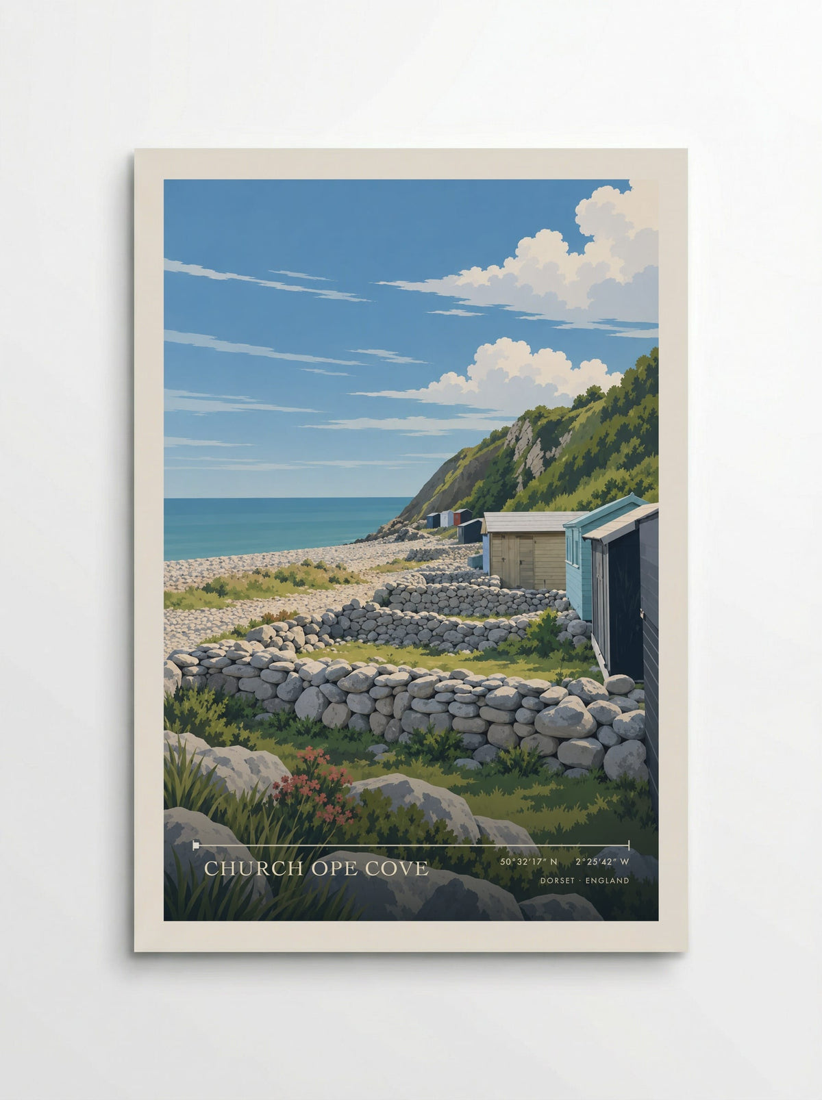 Church Ope Cove Dorset | Travel Poster - Poster