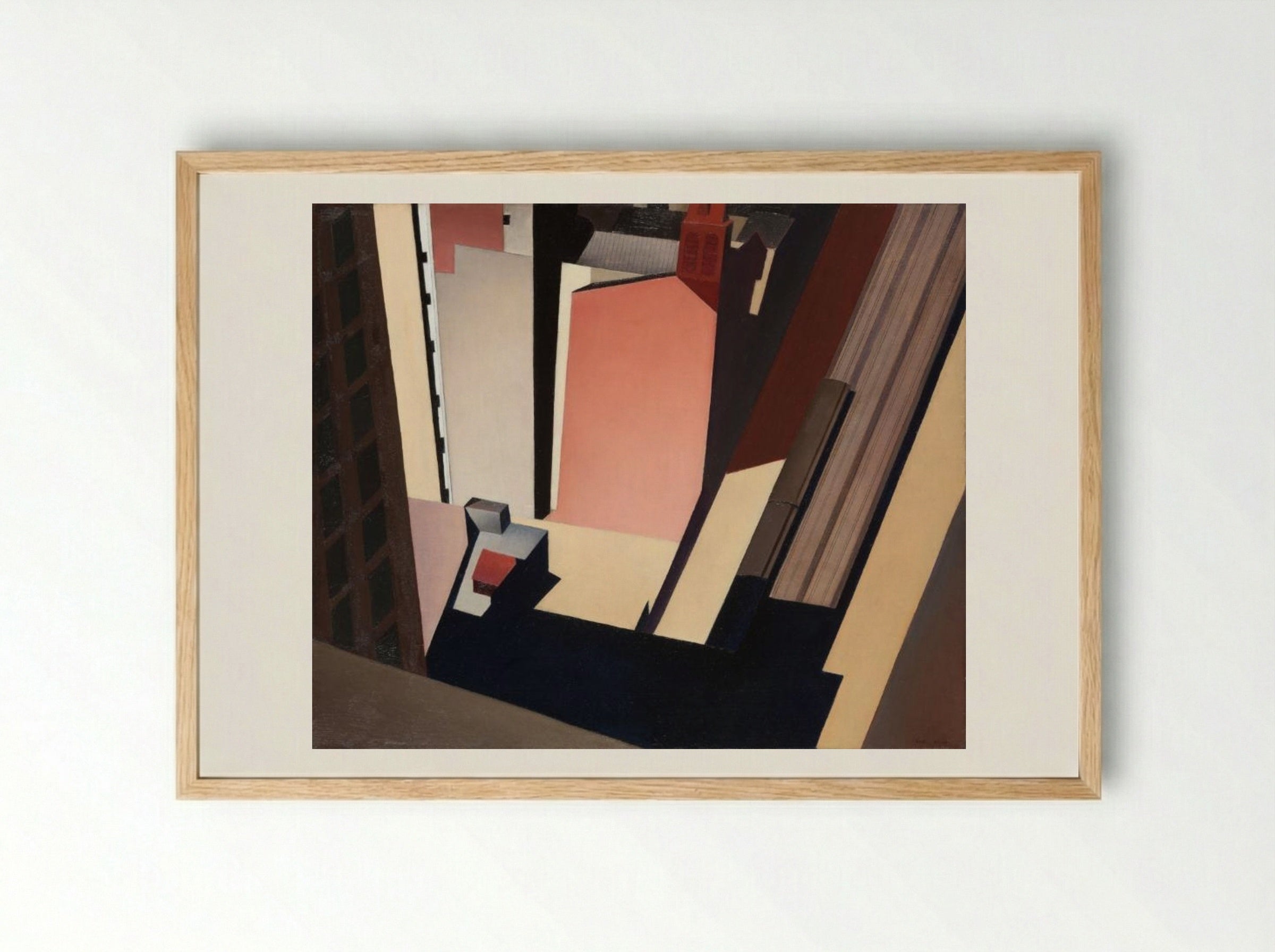 Church Street El - Charles Sheeler - Framed Print Wood