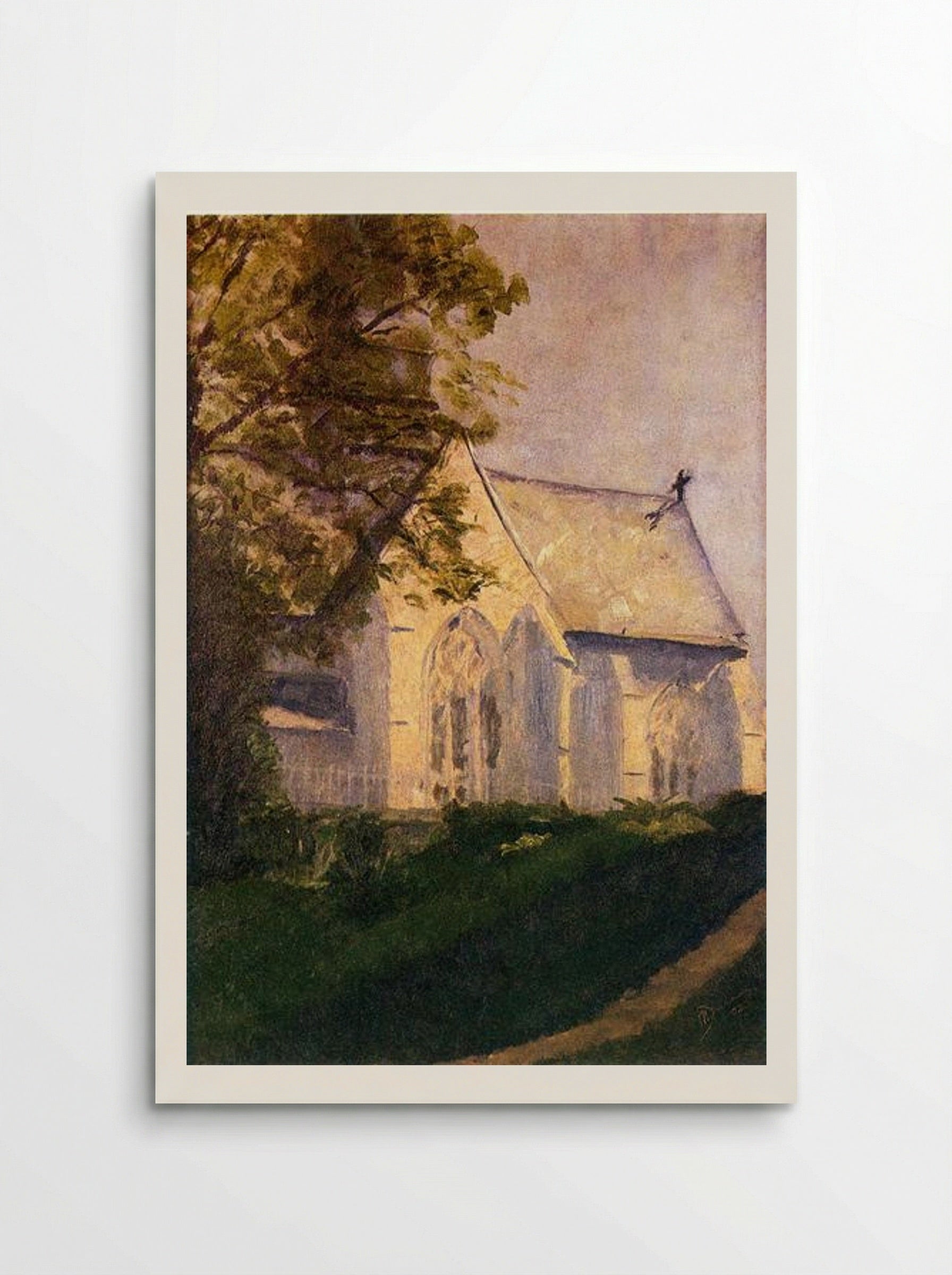 Church at Blainville - Marcel Duchamp - Poster