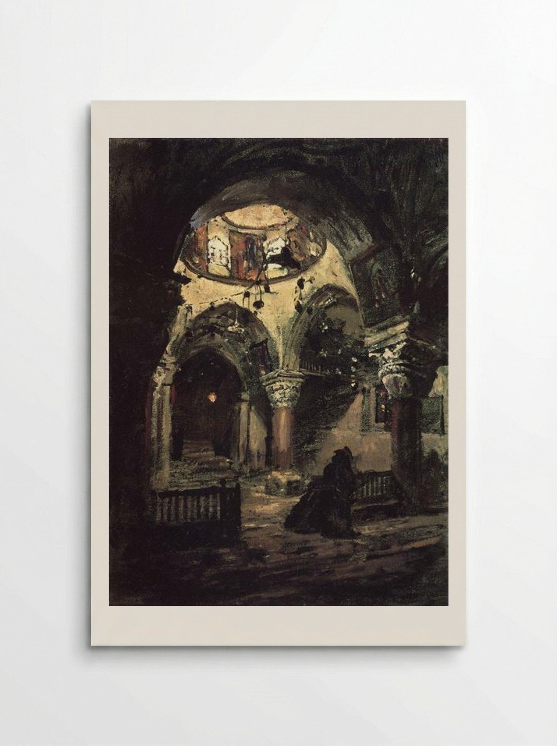 Church of St. Helena, Aisle of the Temple of the Holy Sepulcher - Vasily Polenov - Poster