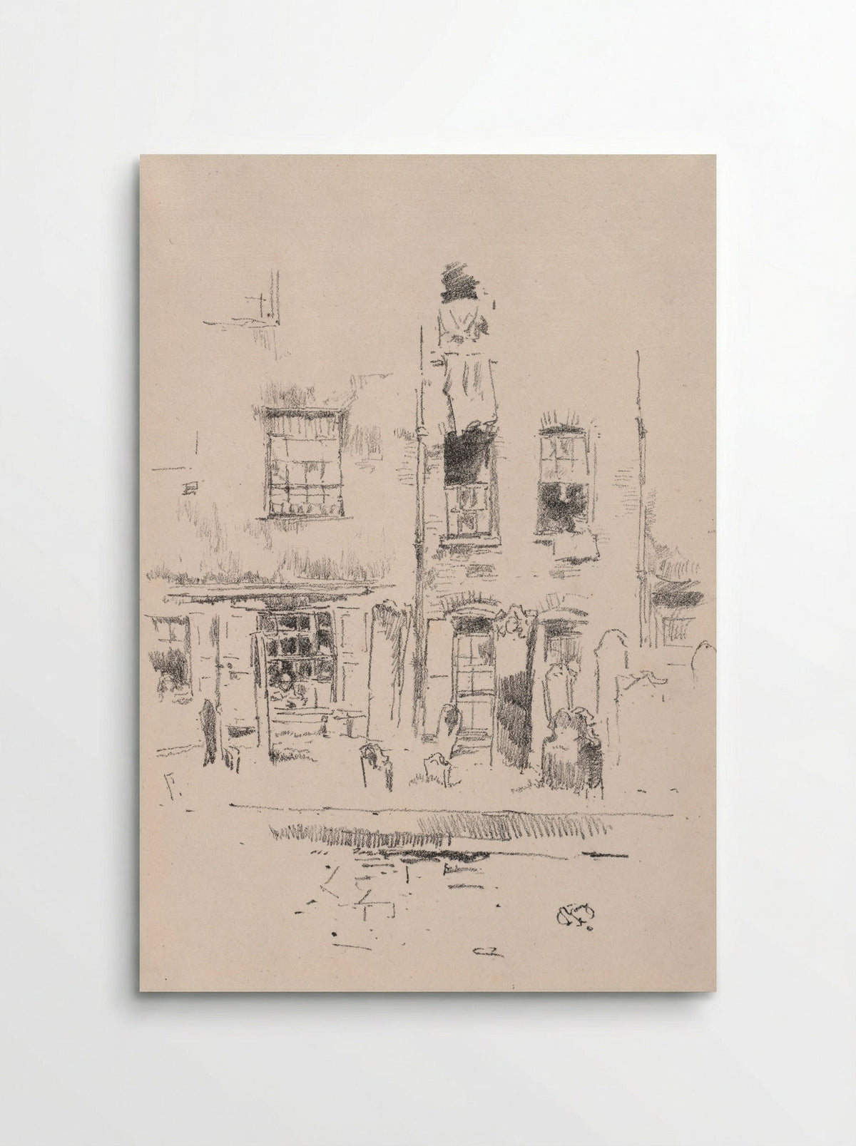 Churchyard - James McNeill Whistler - Poster