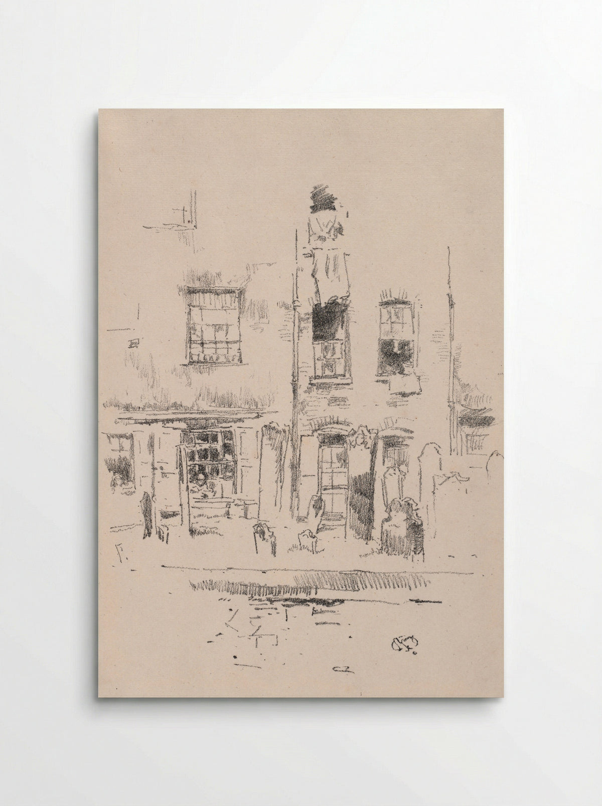 Churchyard - James McNeill Whistler - Poster