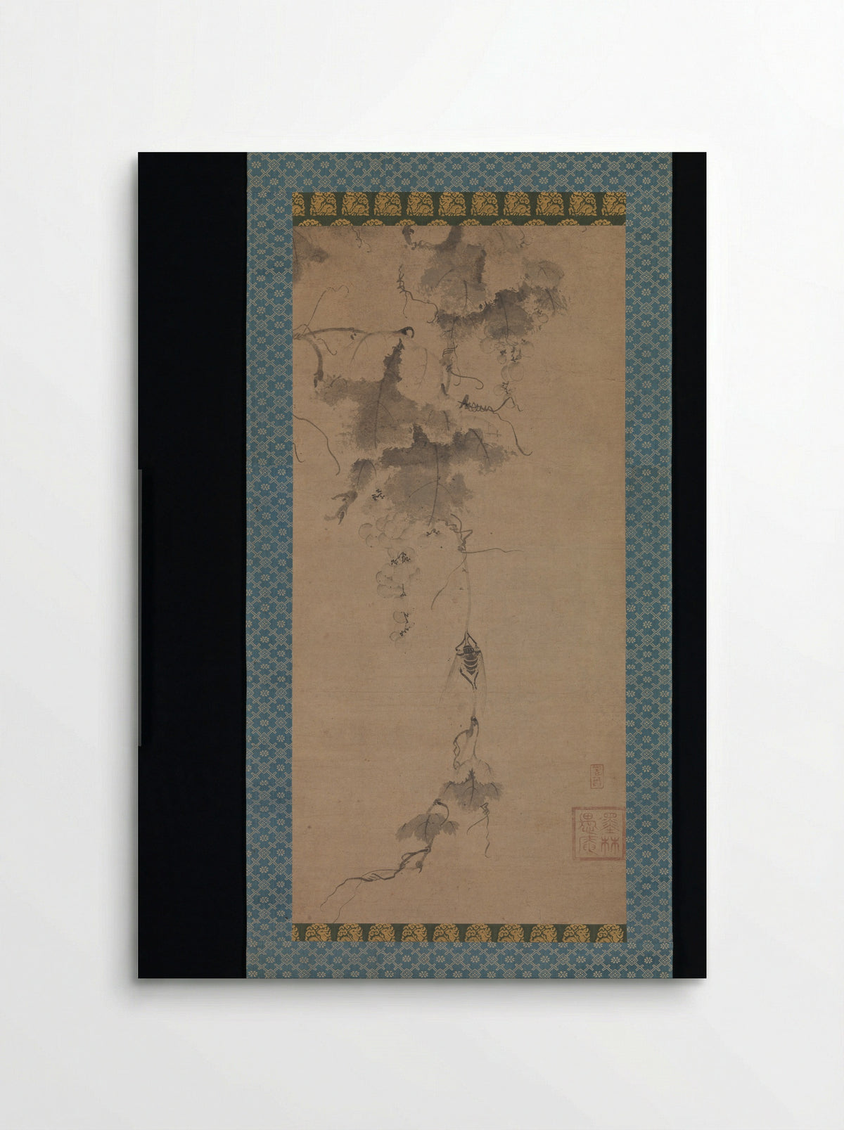 Cicada on a Grapevine - Bokurin Guan - Poster