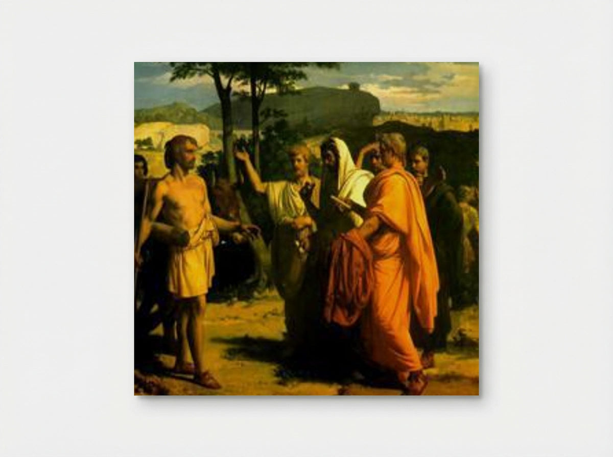Cincinnatus Receiving Deputies of the Senate - Alexandre Cabanel - Poster