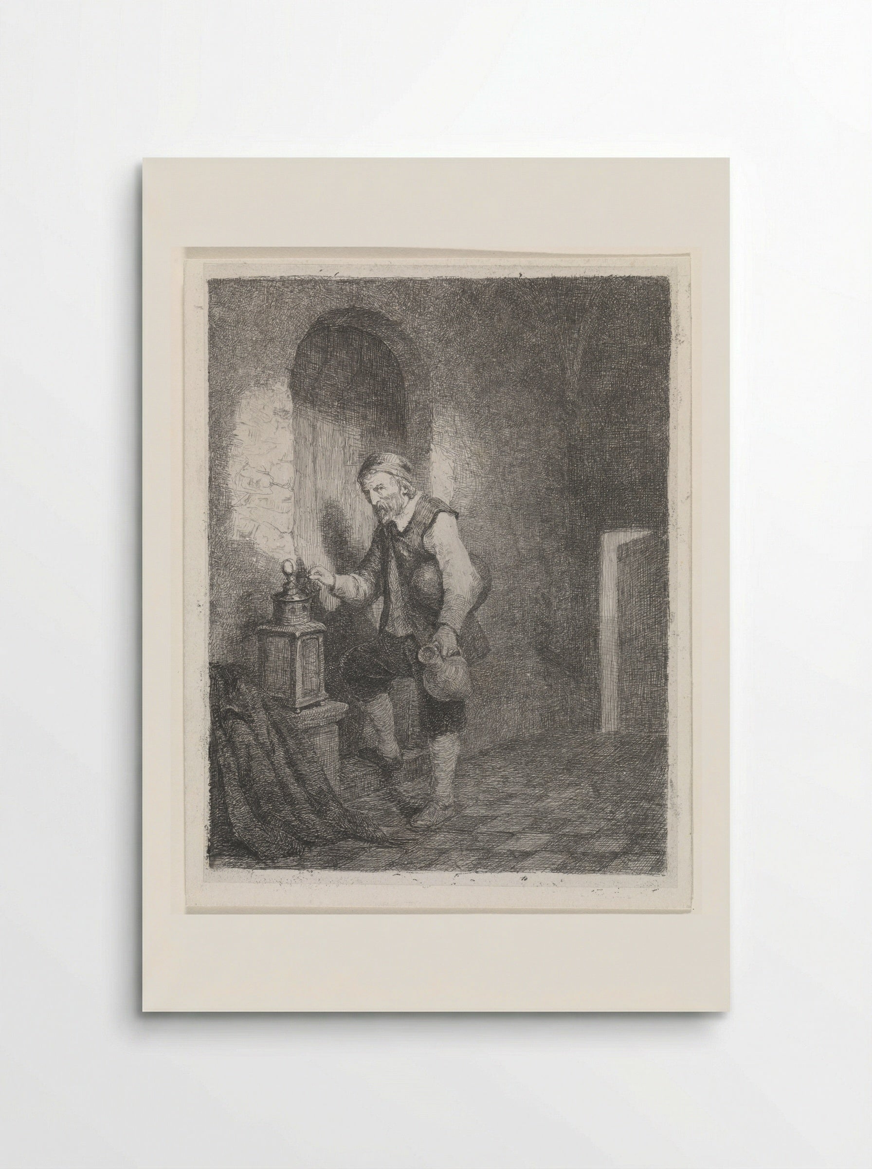 Cipier (The Gaoler) - David van der Kellen - Poster