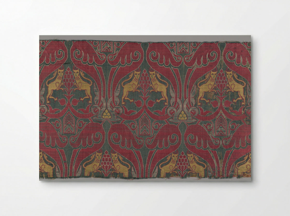 Circular Textile Fragment - Unknown Artist - Poster