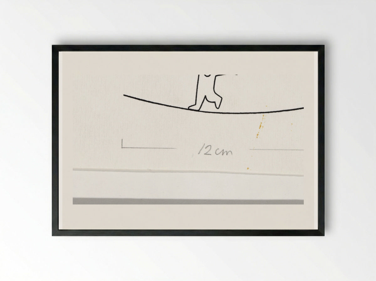 Circus (Acrobat) - Dick Bruna - Framed Print Black