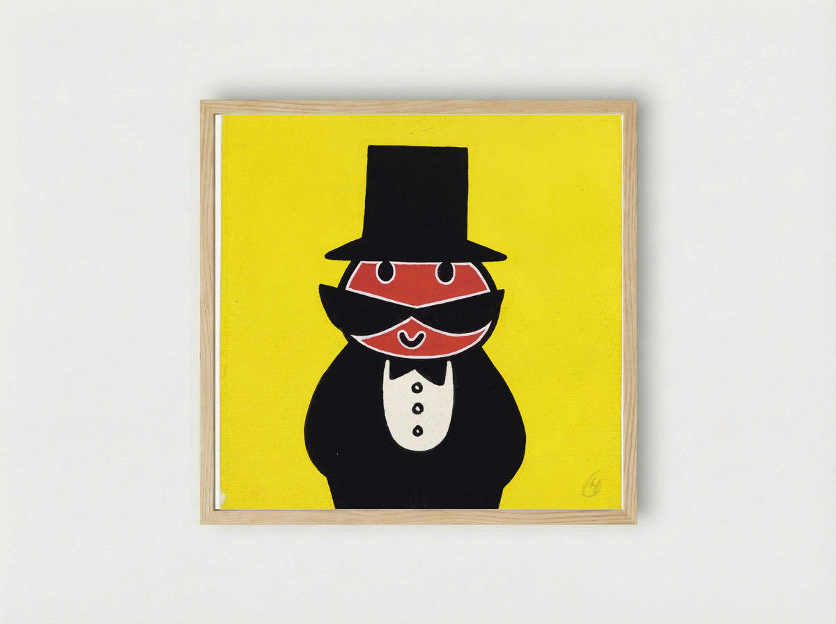 Circus (Ringmaster) - Dick Bruna - Framed Print Wood