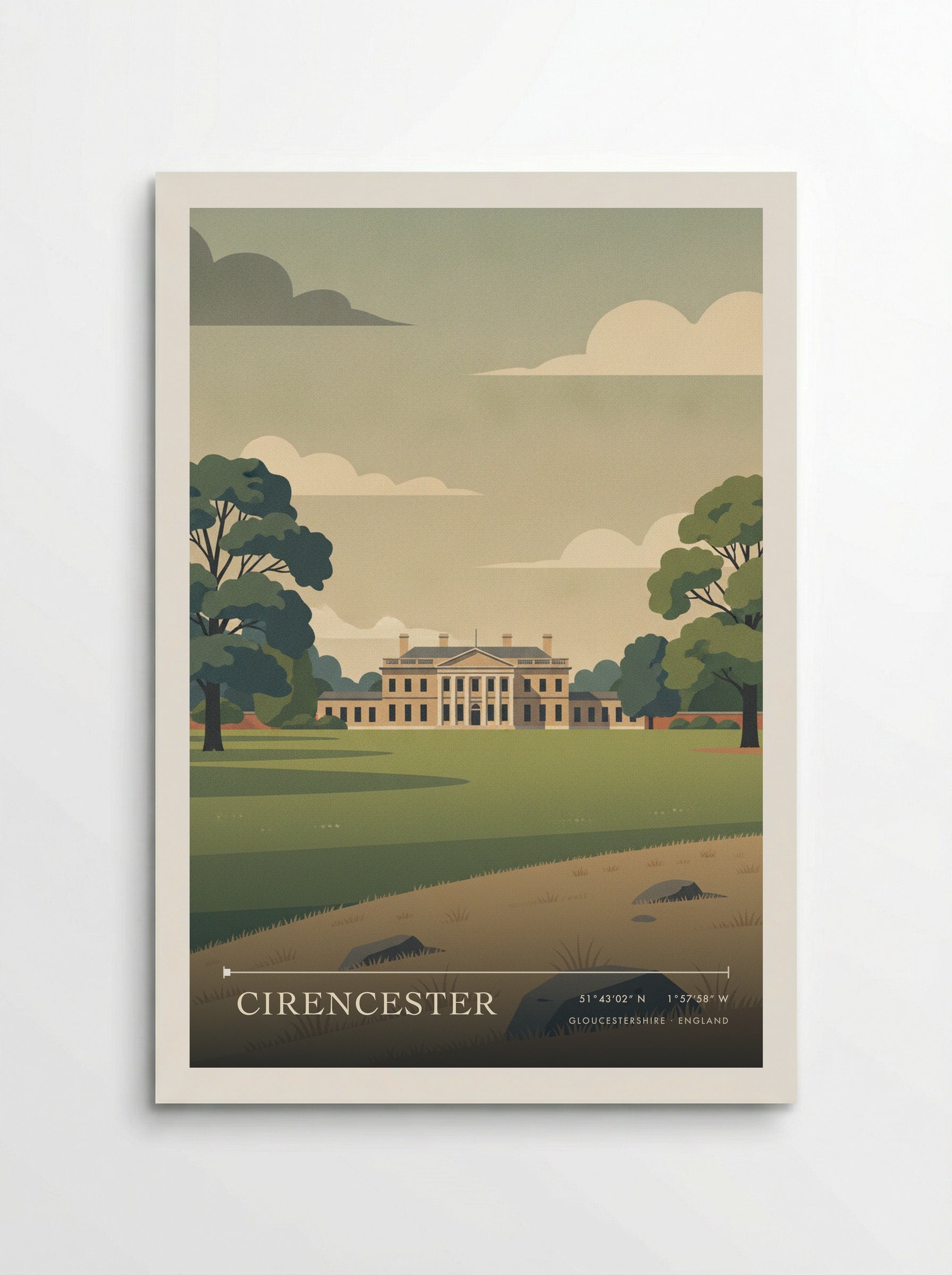 Cirencester Gloucestershire England Travel Poster - Poster