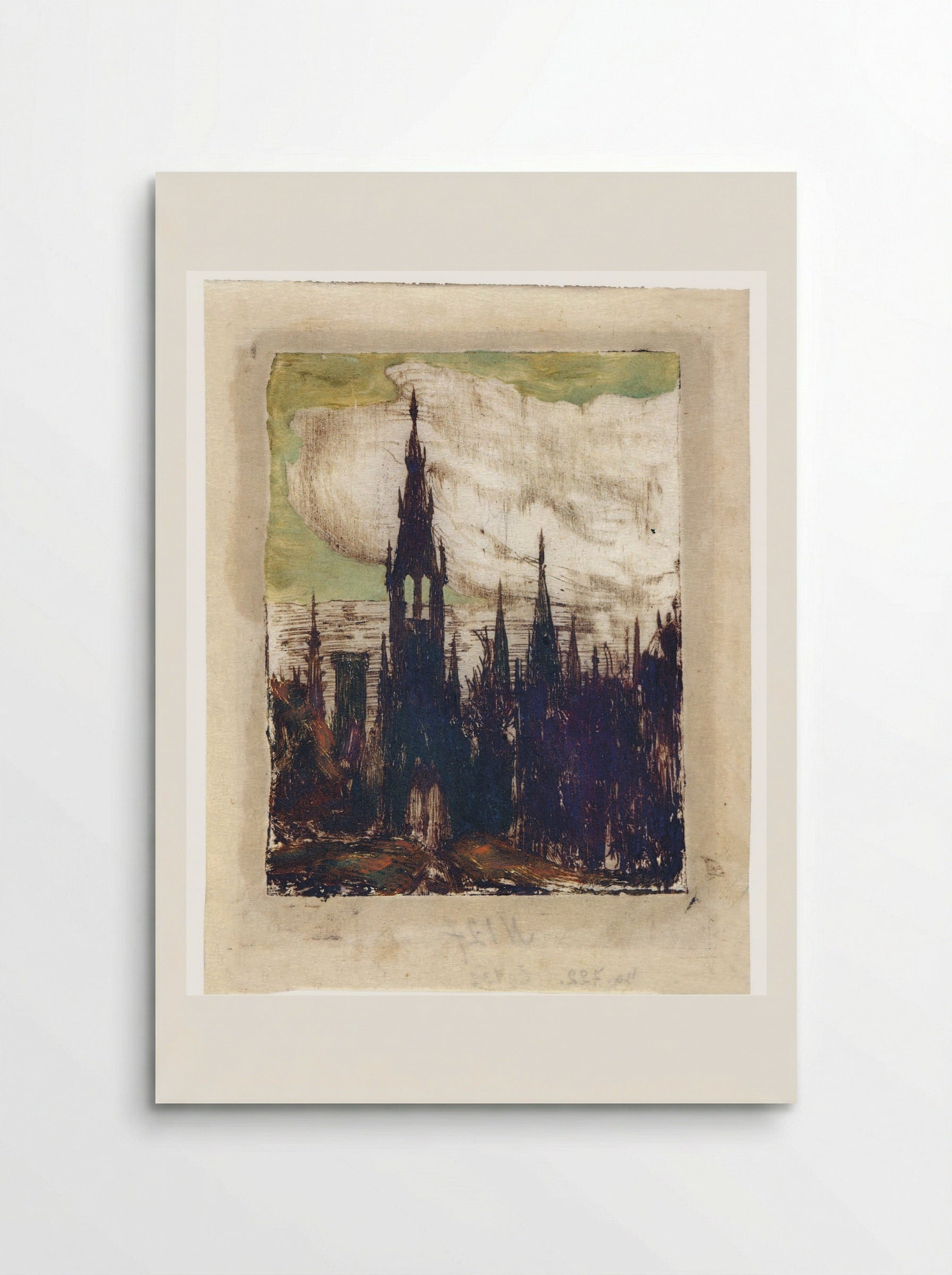 City (Towers) - Mikalojus Konstantinas Čiurlionis - Poster