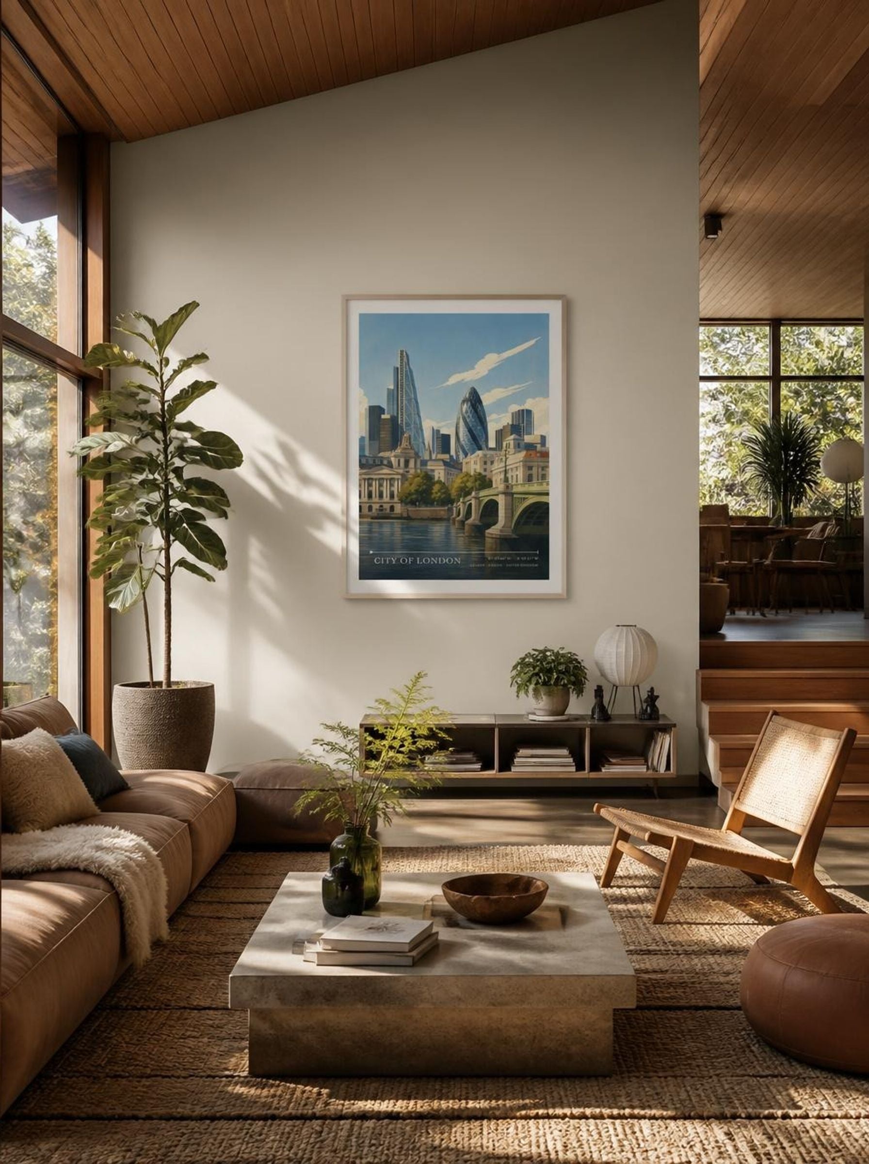 City of London Greater London United Kingdom Travel Poster - Lifestyle