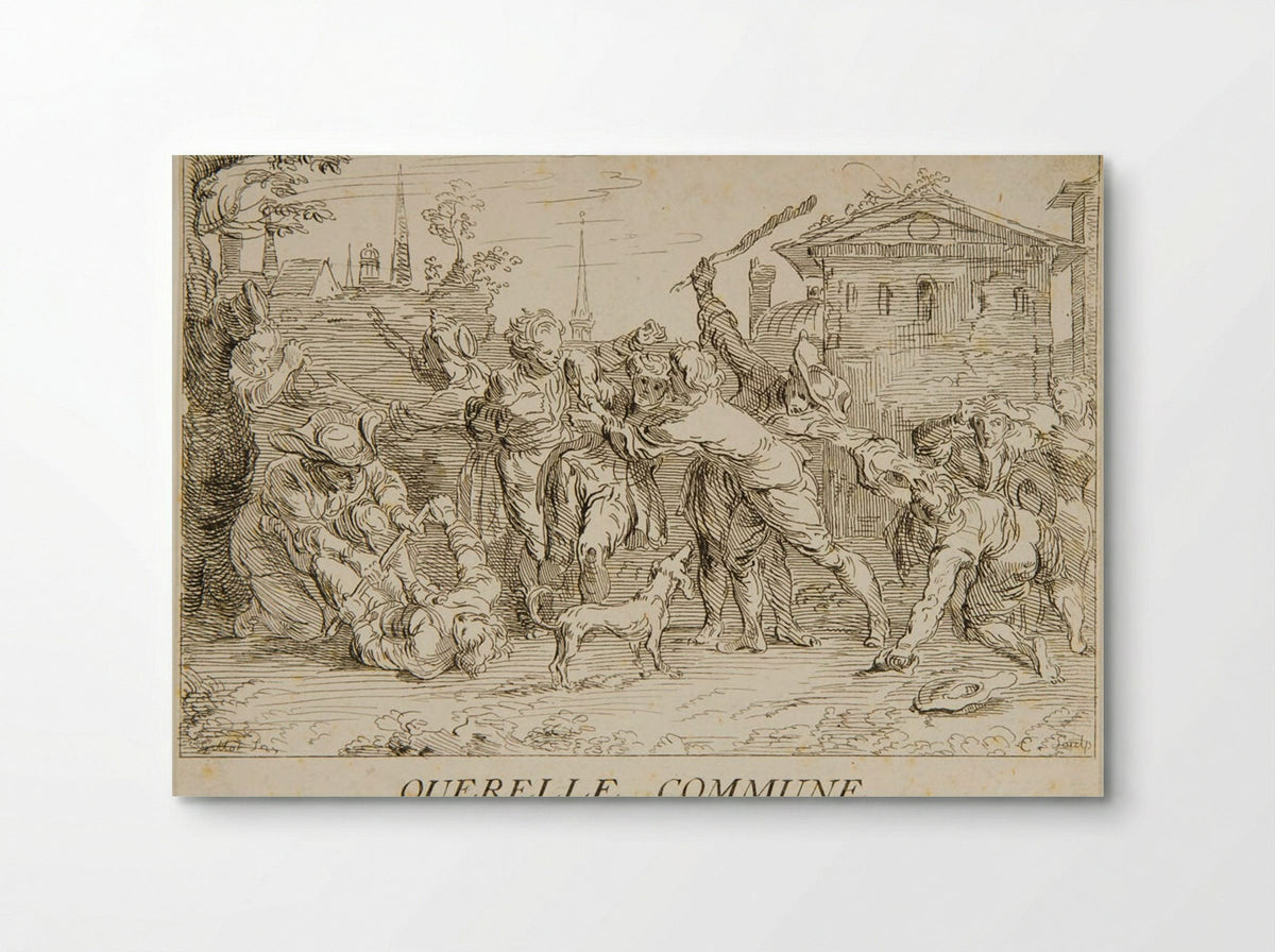 Civil Dispute - Anne Claude Philippe de Thubières, comte de Caylus - Poster