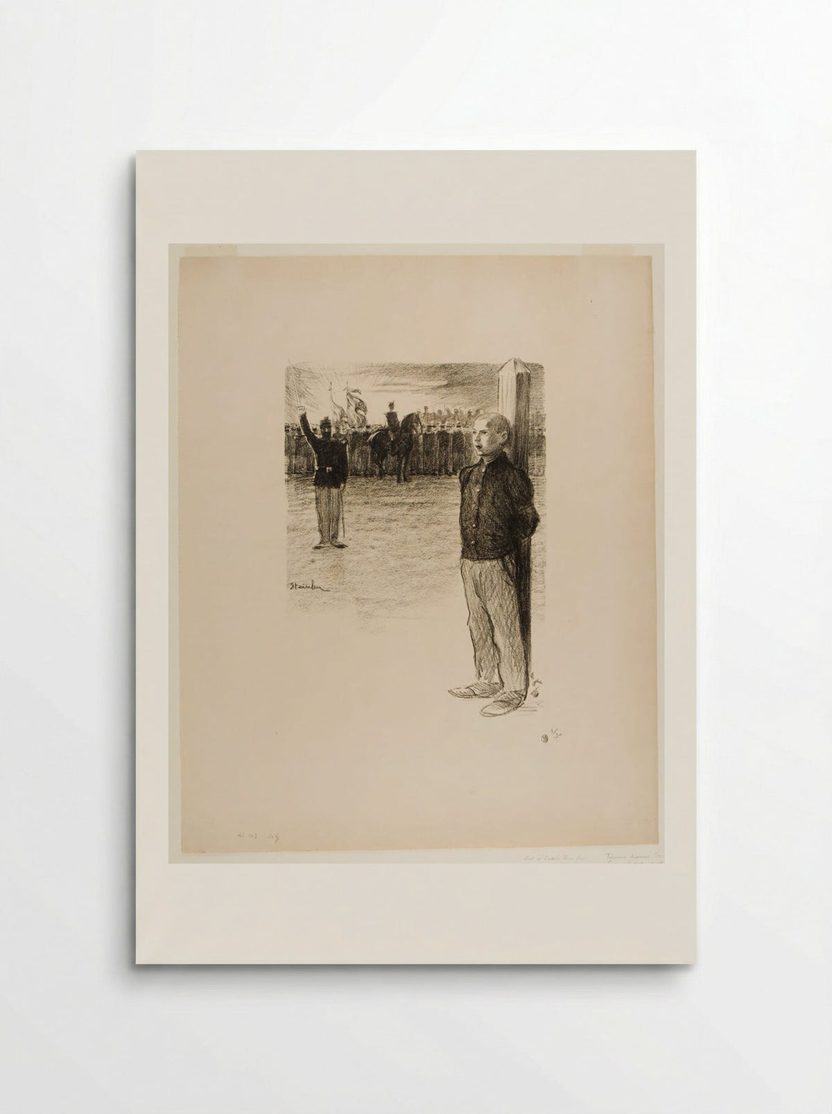 Civil Rehabilitation and Military Execution - Théophile-Alexandre Steinlen - Poster