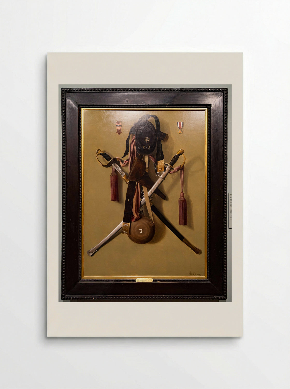 Civil War Regalia of Major Levi Gheen McCauley - George Cope - Poster