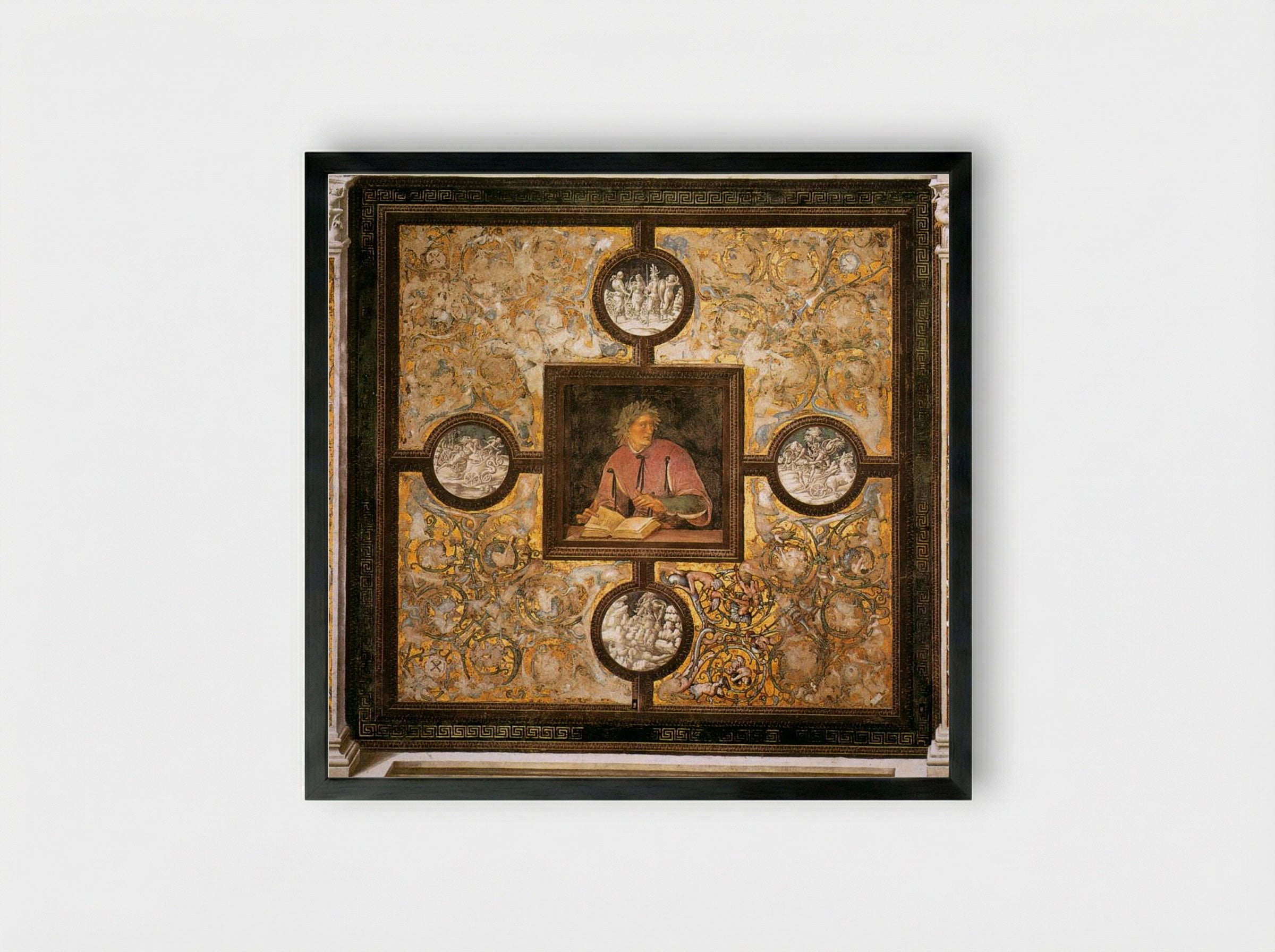 Claudian - Luca Signorelli - Framed Print Black