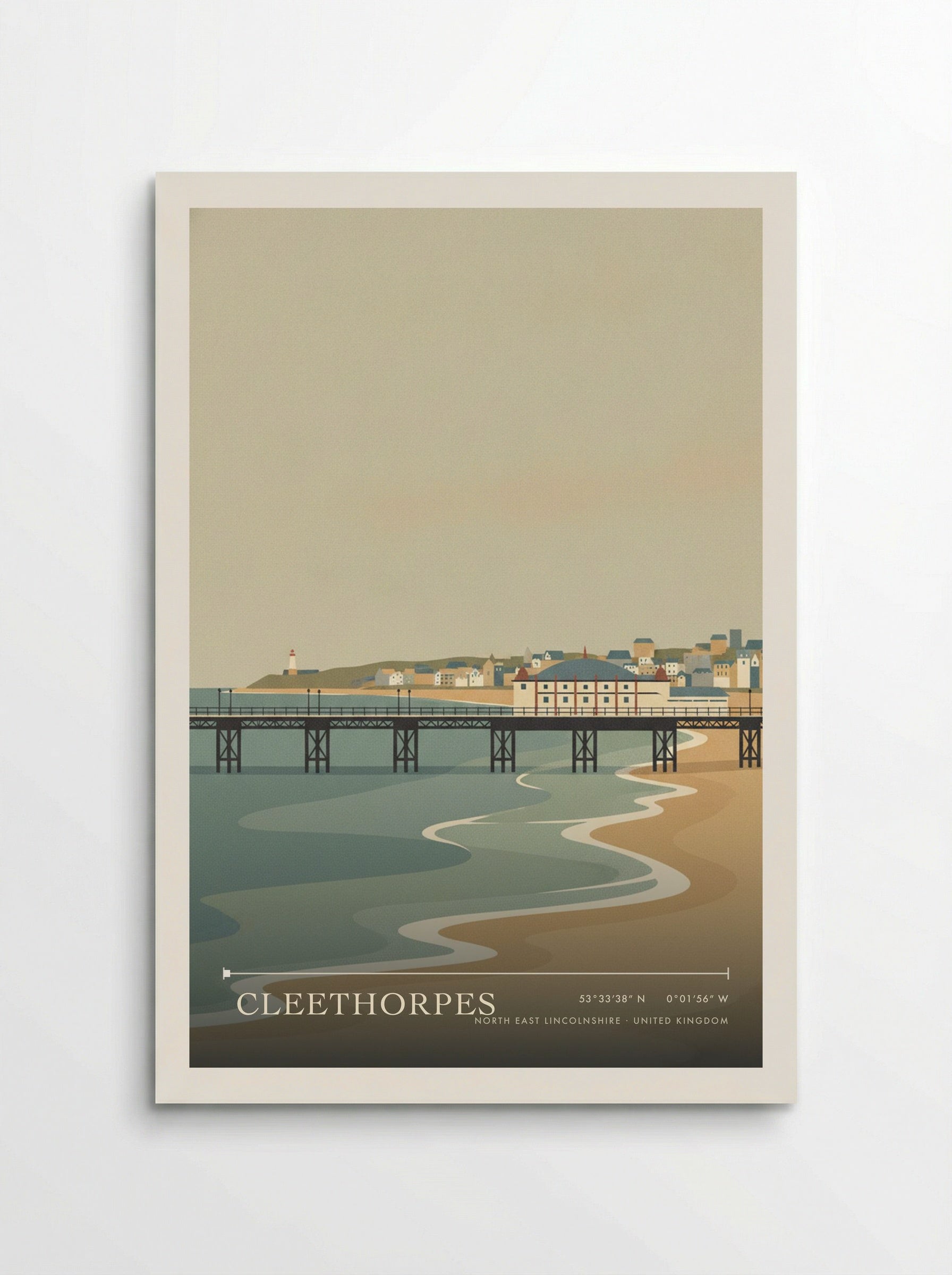 Cleethorpes North East Lincolnshire United Kingdom Travel Poster - Poster