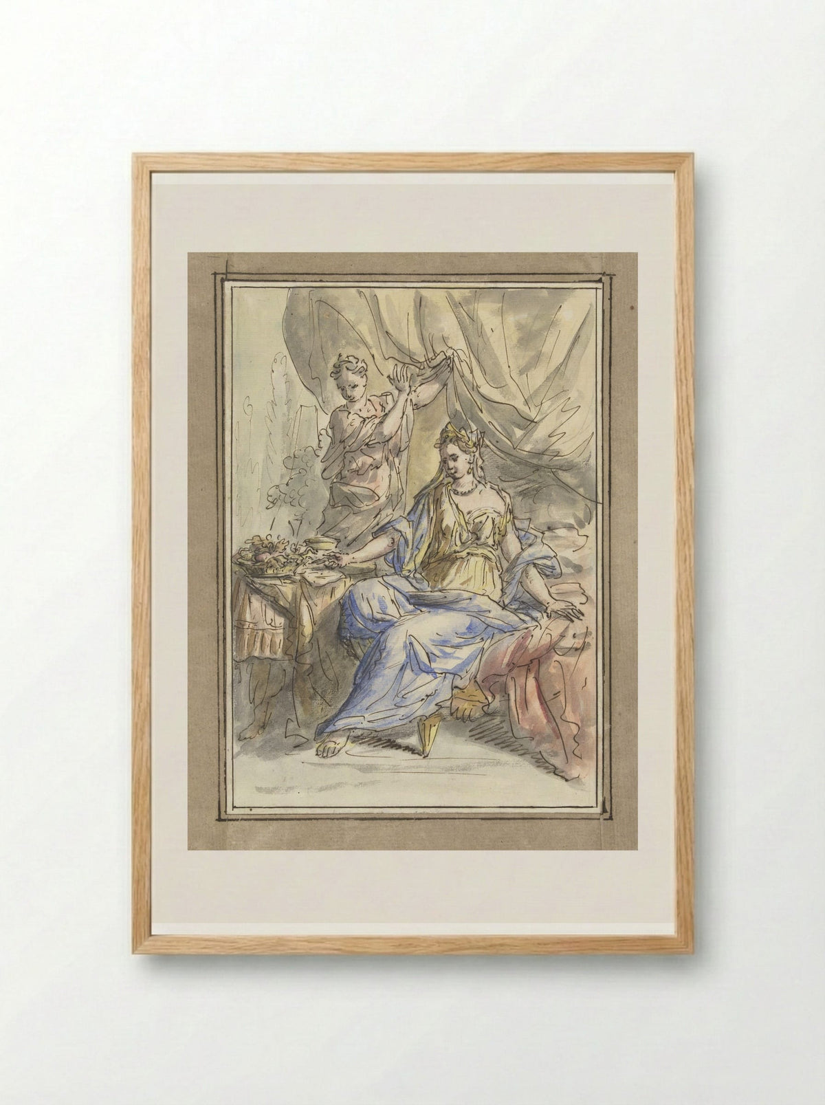 Cleopatra - Elias van Nijmegen - Framed Print Wood