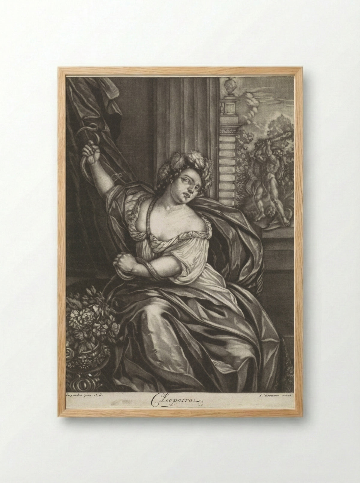 Cleopatra - Jan Brouwer - Framed Print Wood