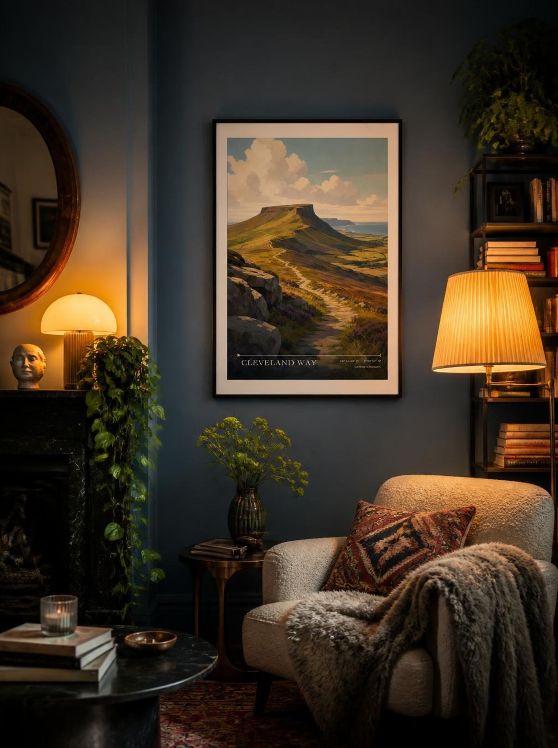 Cleveland Way United Kingdom Travel Poster - Lifestyle