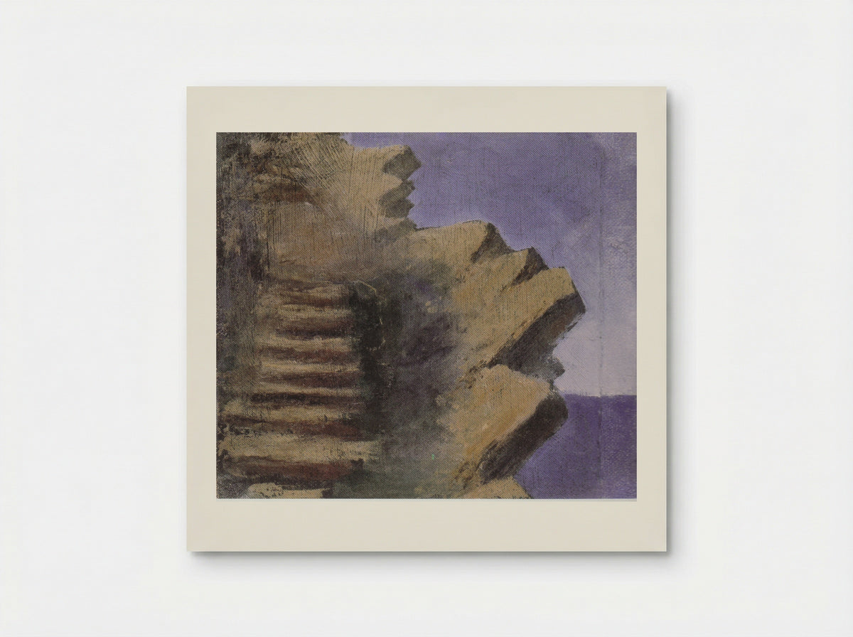 Cliff at the Seaside - Mikalojus Konstantinas Čiurlionis - Poster