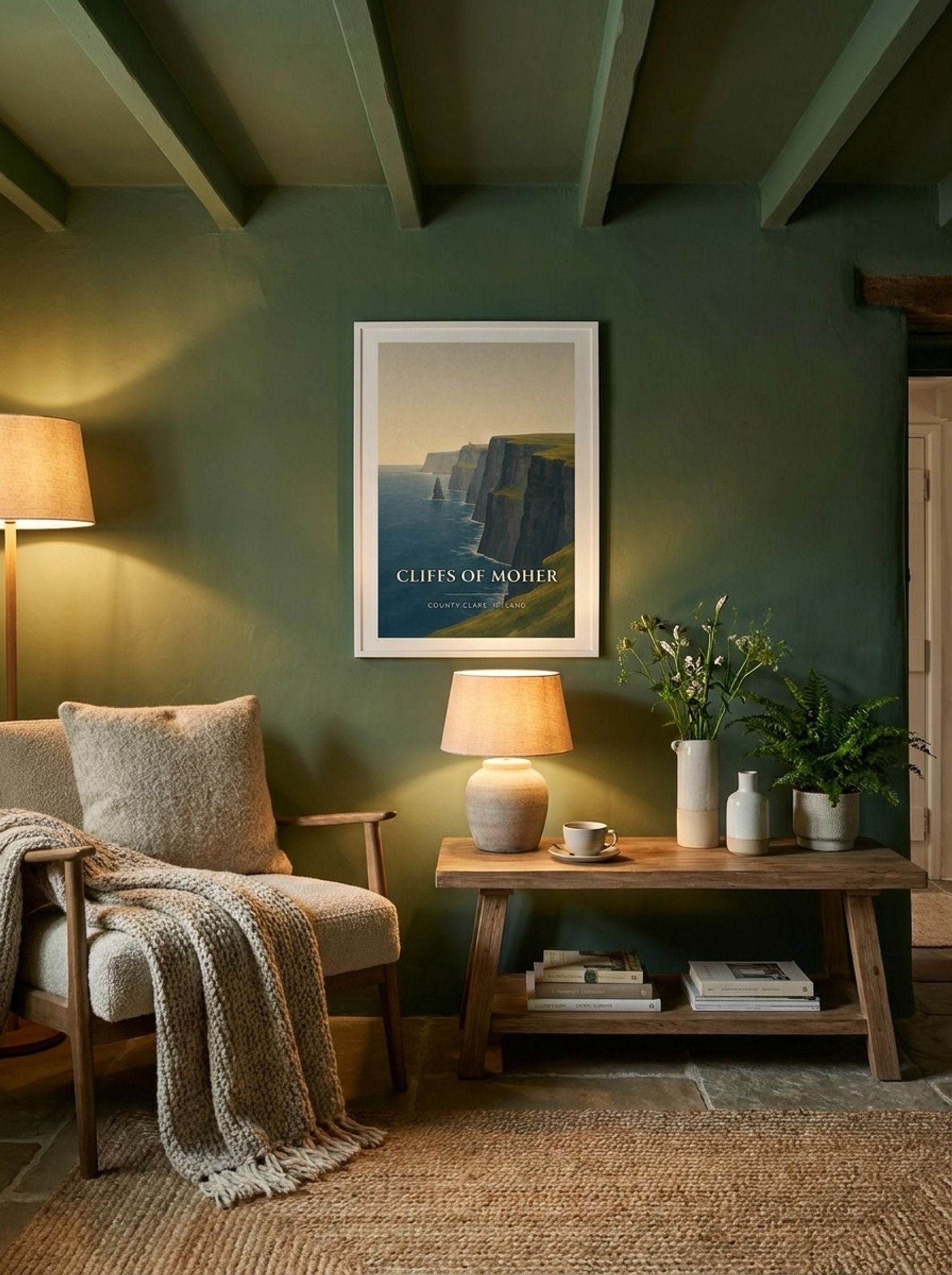 Cliffs of Moher Ireland Travel Poster - Lifestyle