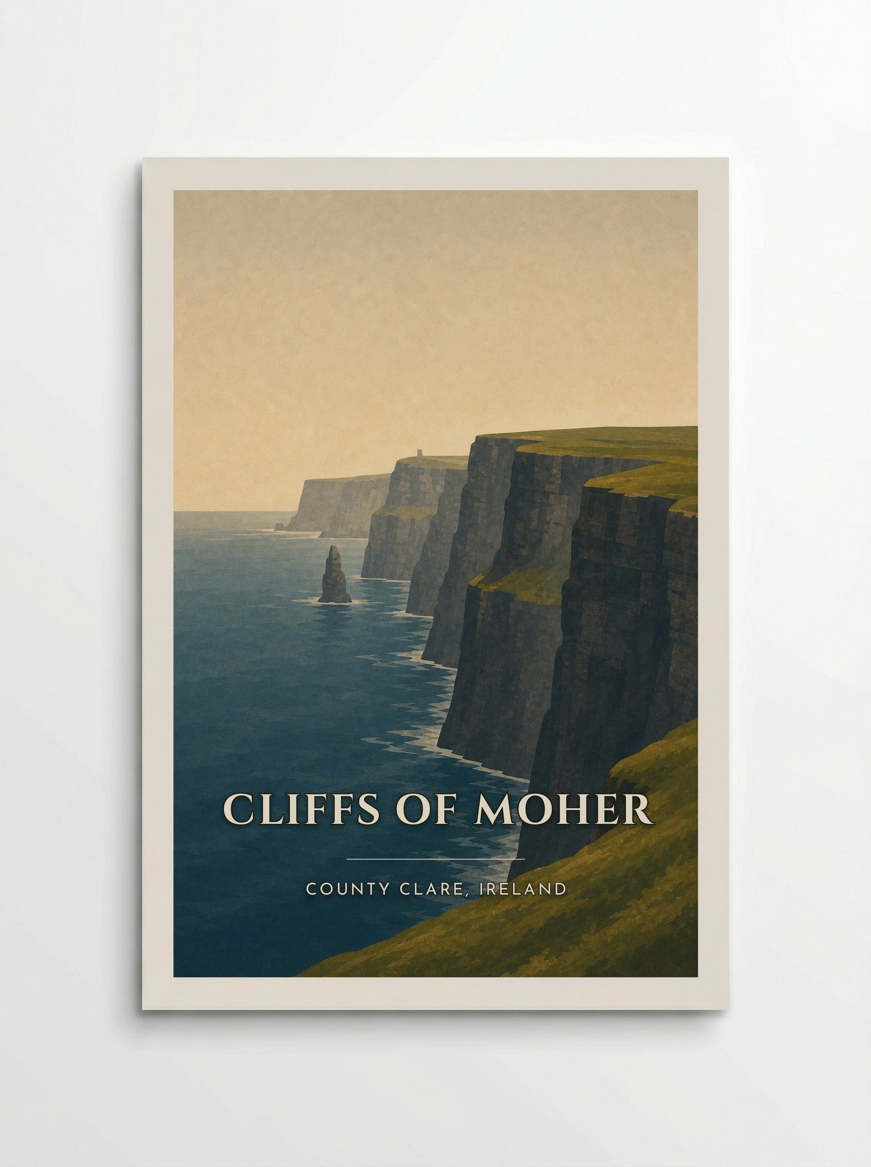 Cliffs of Moher Ireland Travel Poster - Poster