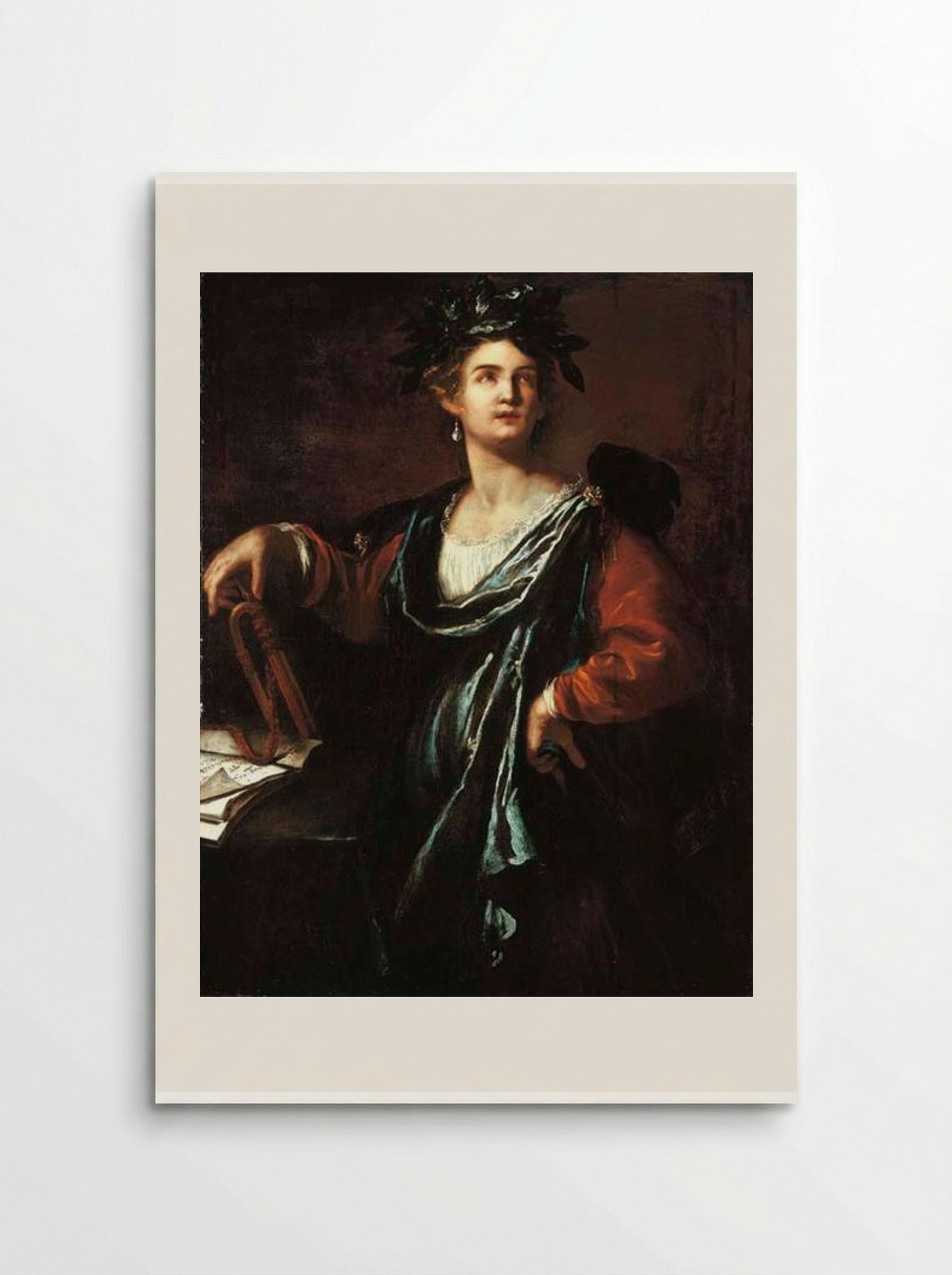 Clio, the Muse of History - Artemisia Gentileschi - Poster