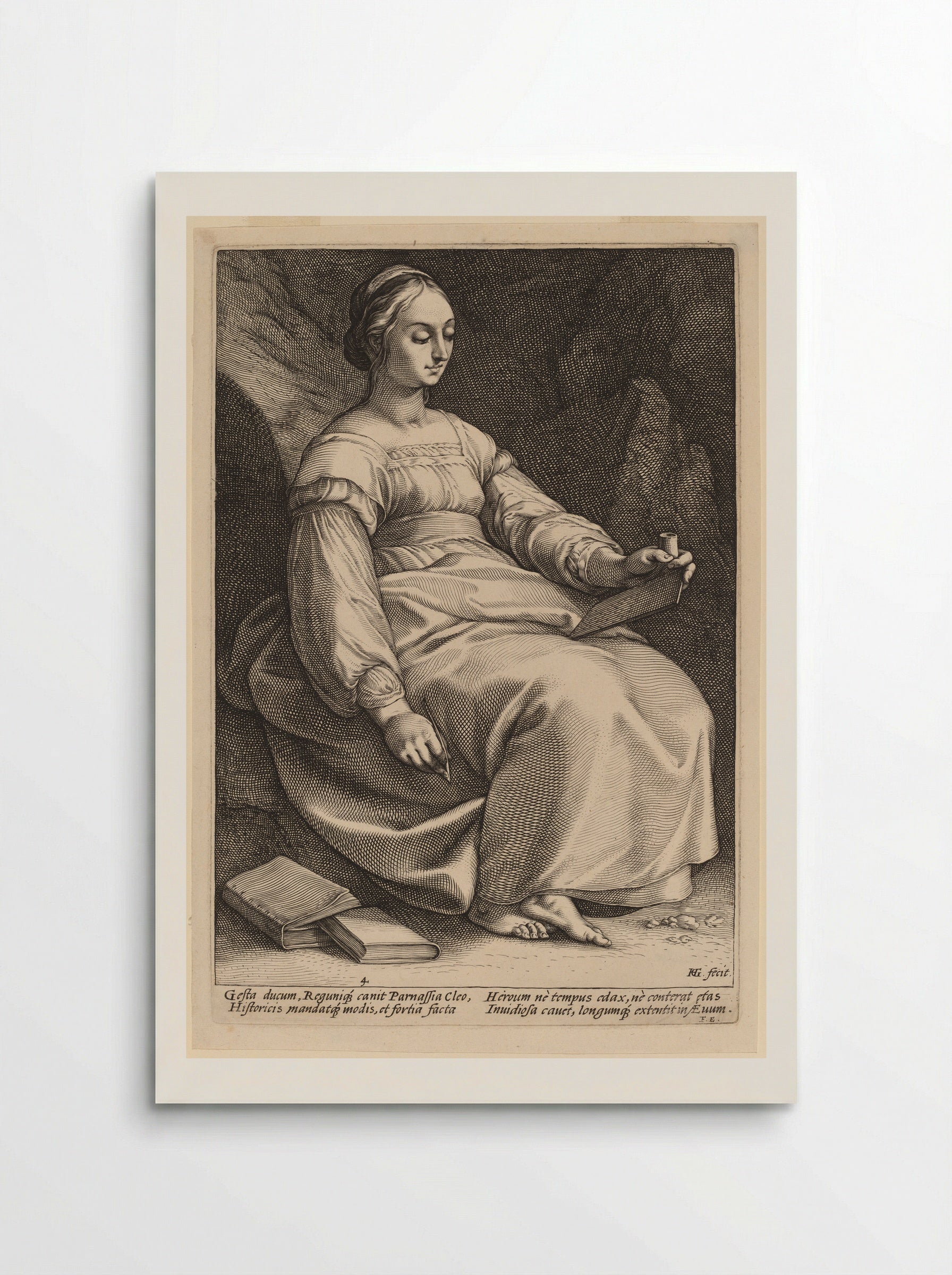 Clio - Hendrick Goltzius - Poster