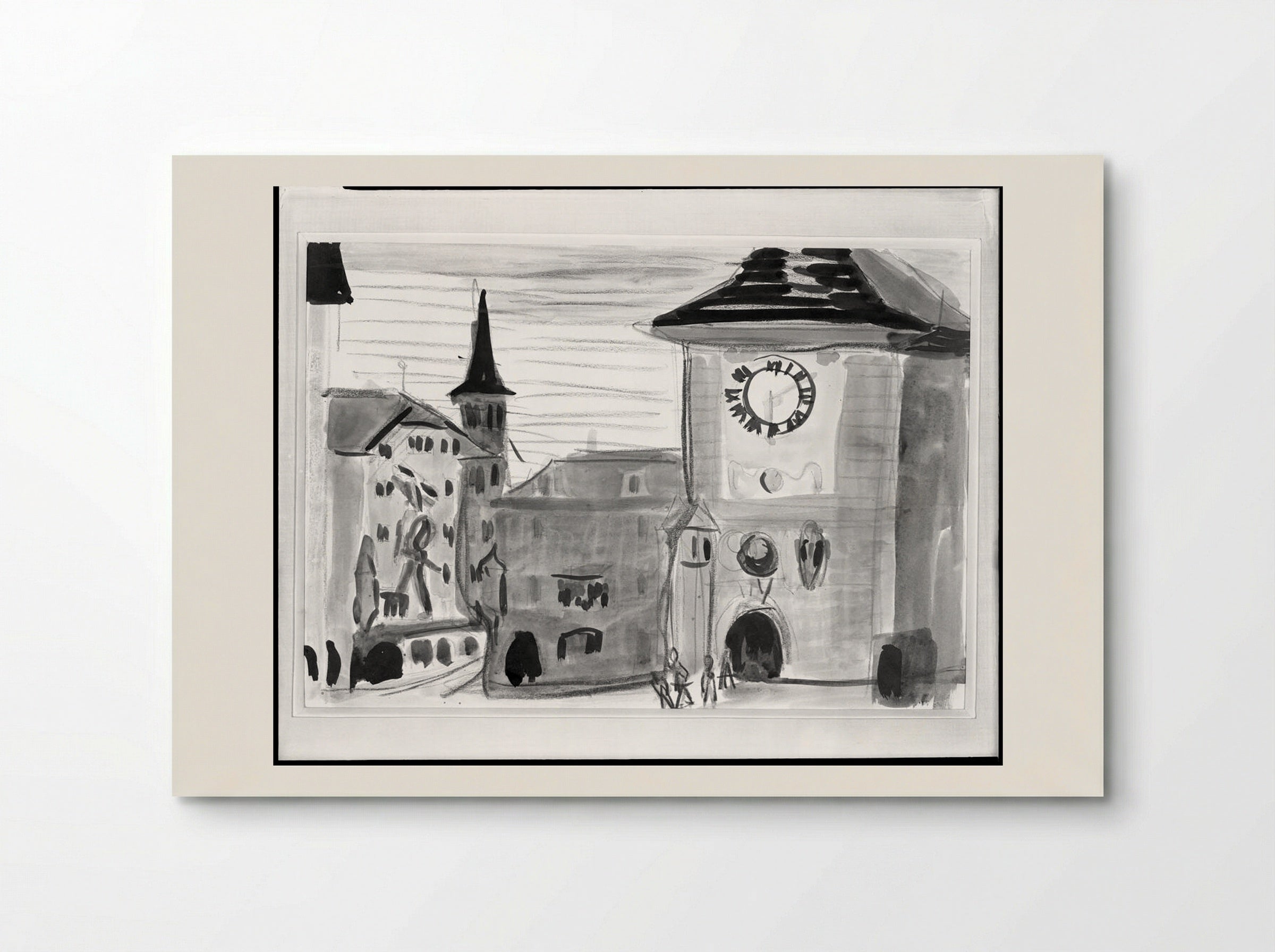 Clock Tower at Bern - Ernst Ludwig Kirchner - Poster