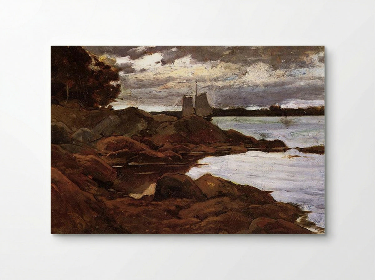 Close of Day on the Maine Shore - Willard Metcalf - Poster
