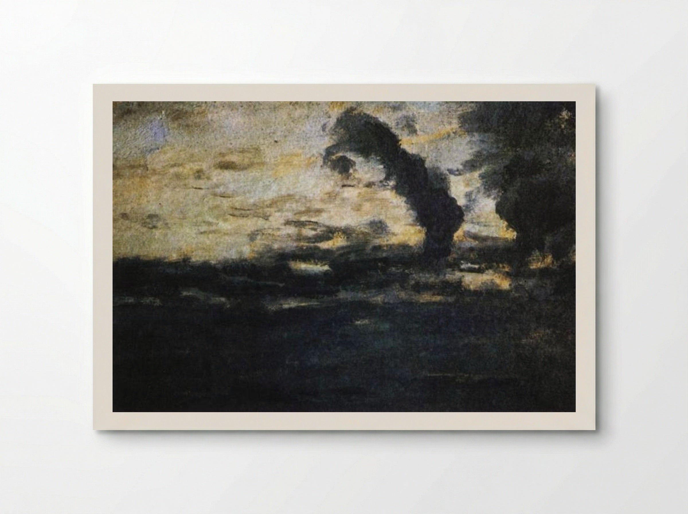 Cloudy Sky. Twilight - Isaac Levitan - Poster