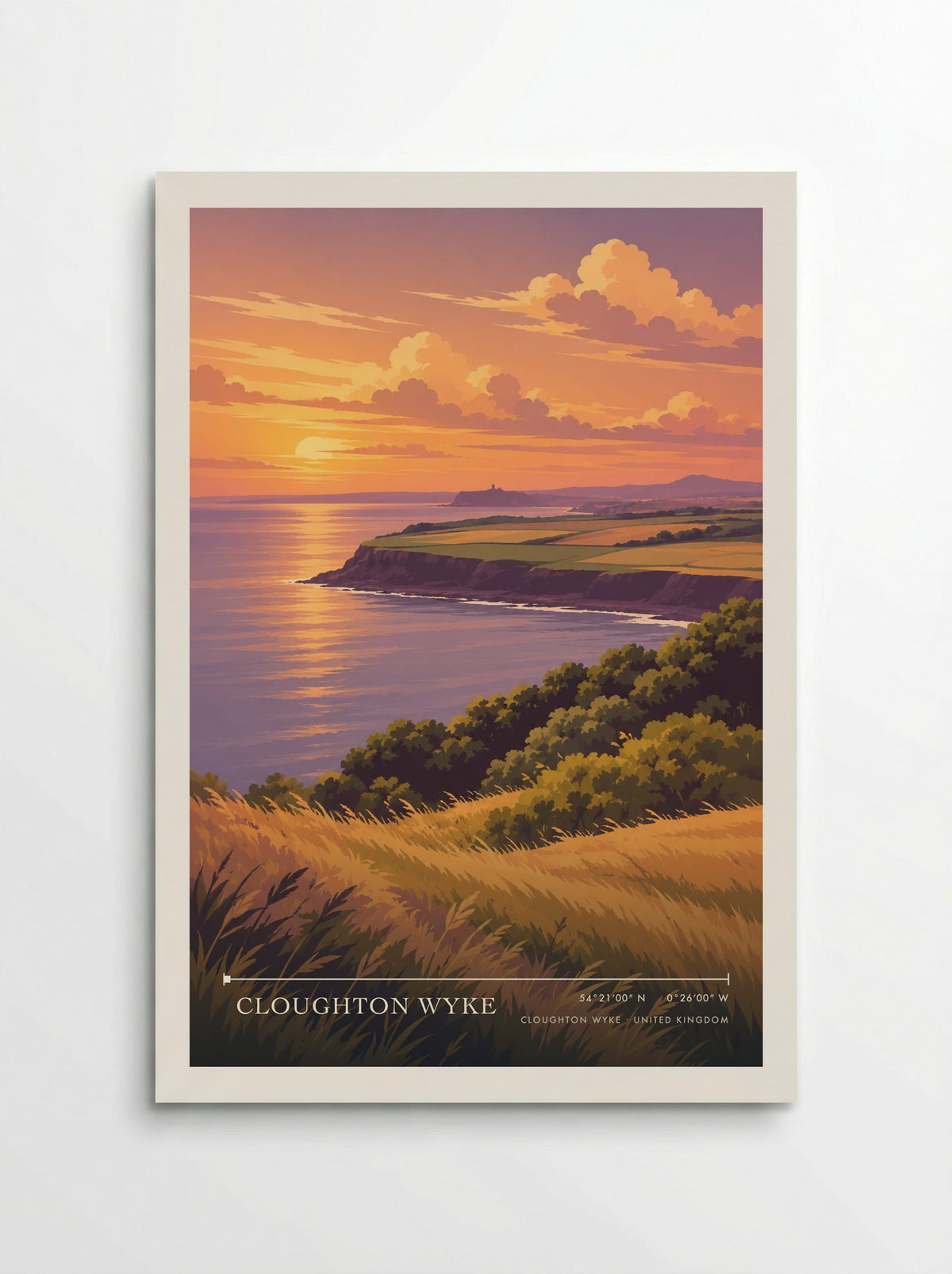 Cloughton Wyke | Travel Poster - Poster