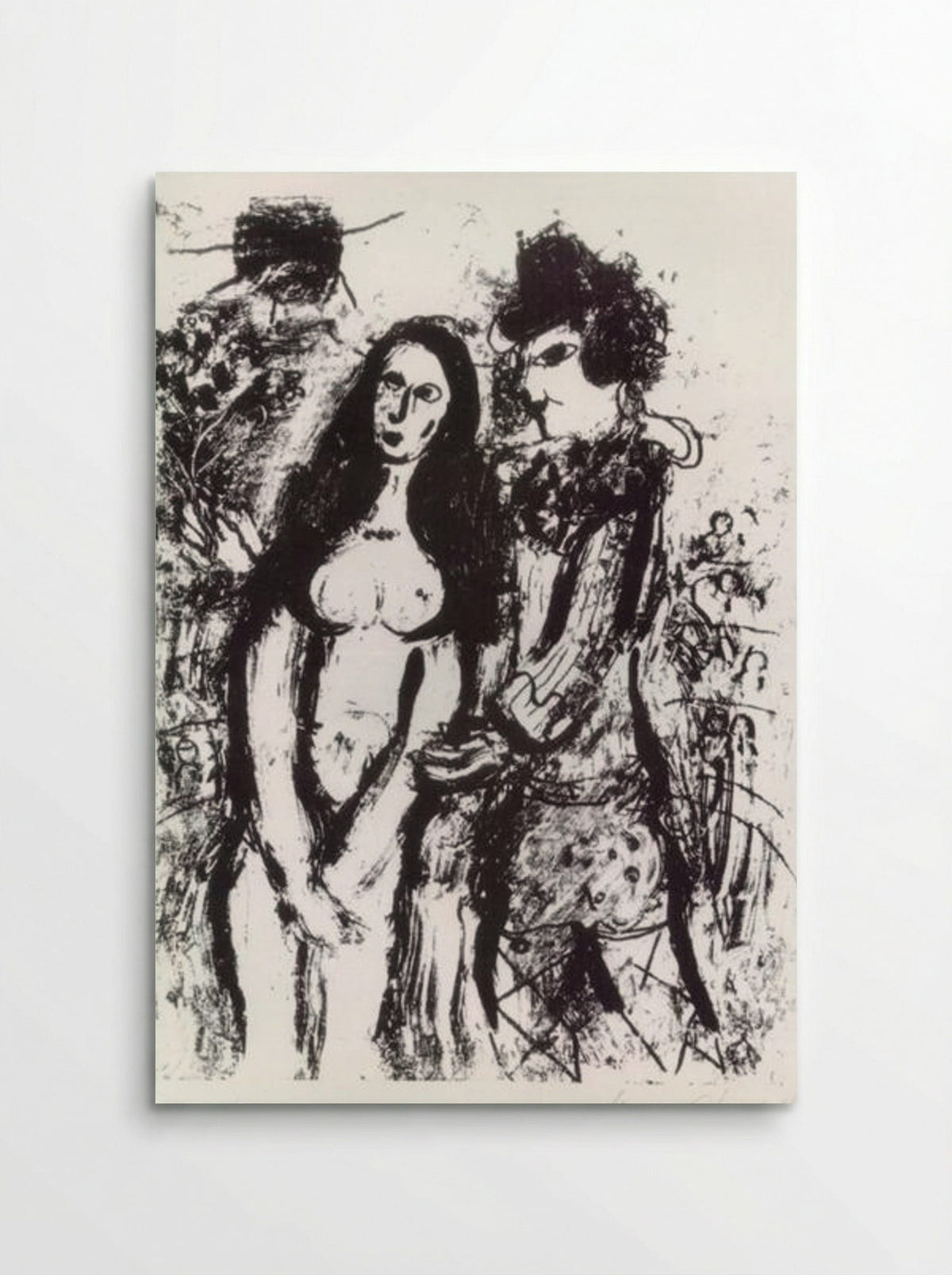 Clown in Love - Marc Chagall - Poster
