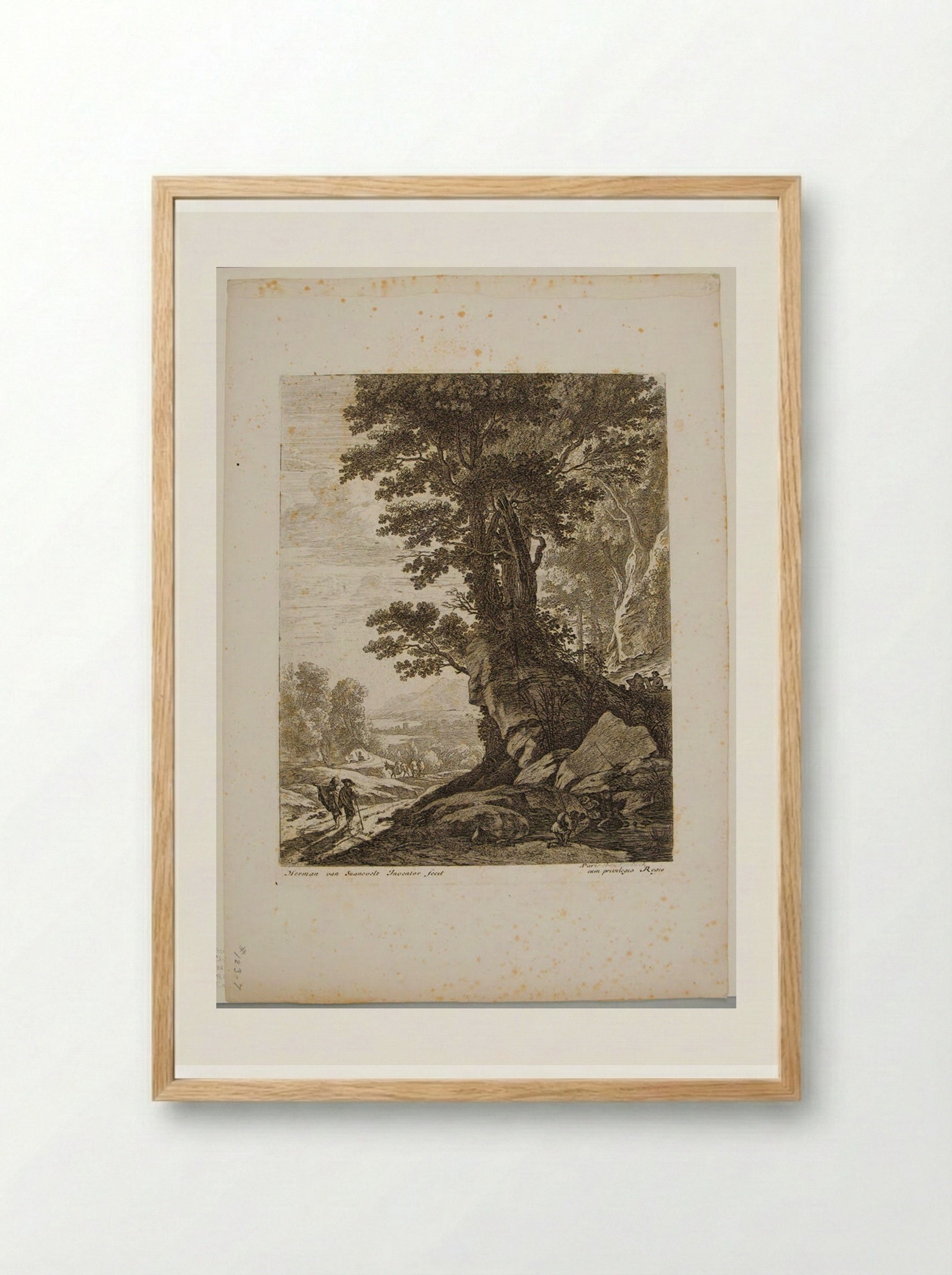 Cluster of Trees - Herman van Swanevelt - Framed Print Wood