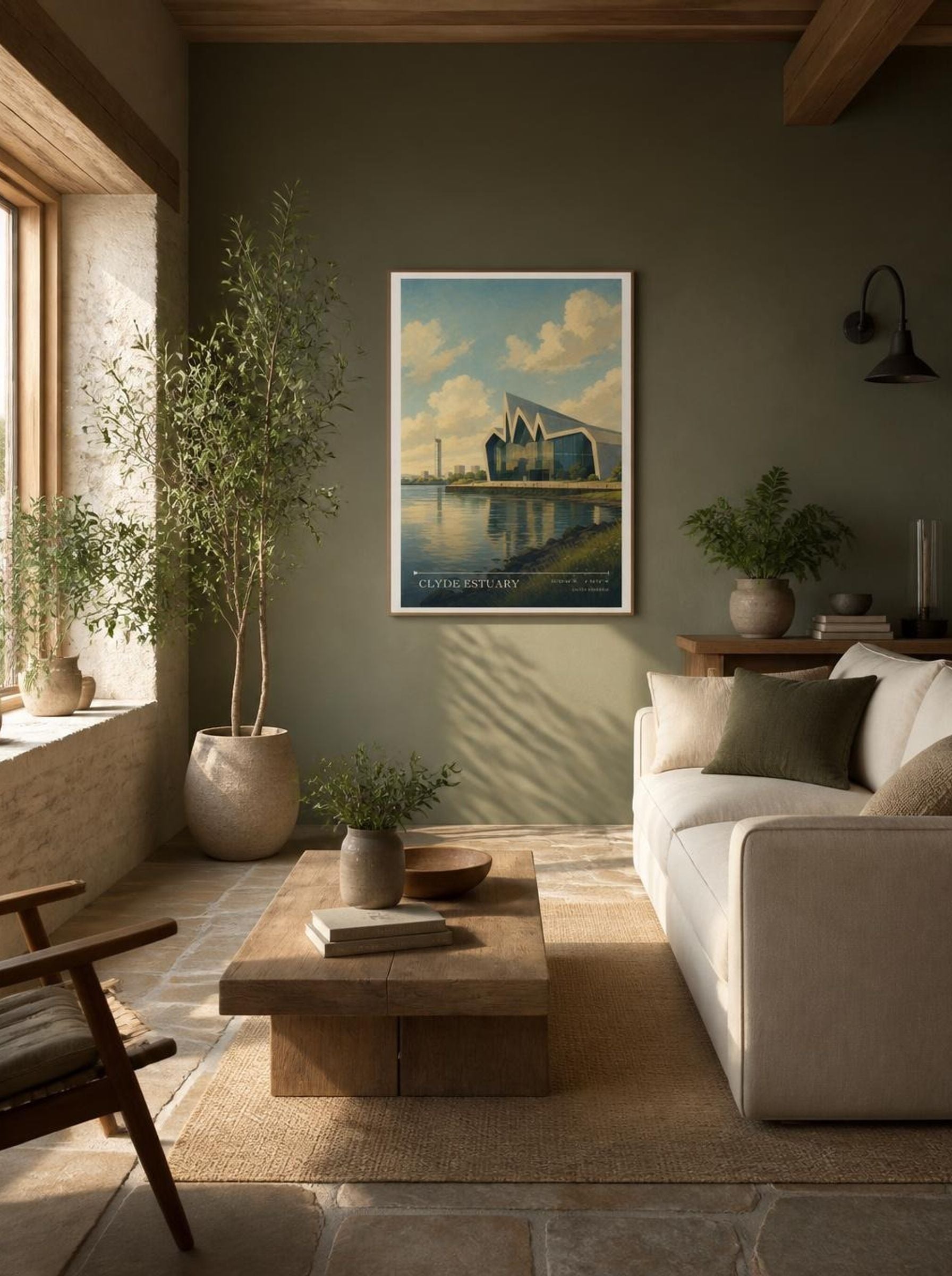 Clyde Estuary United Kingdom Travel Poster - Lifestyle