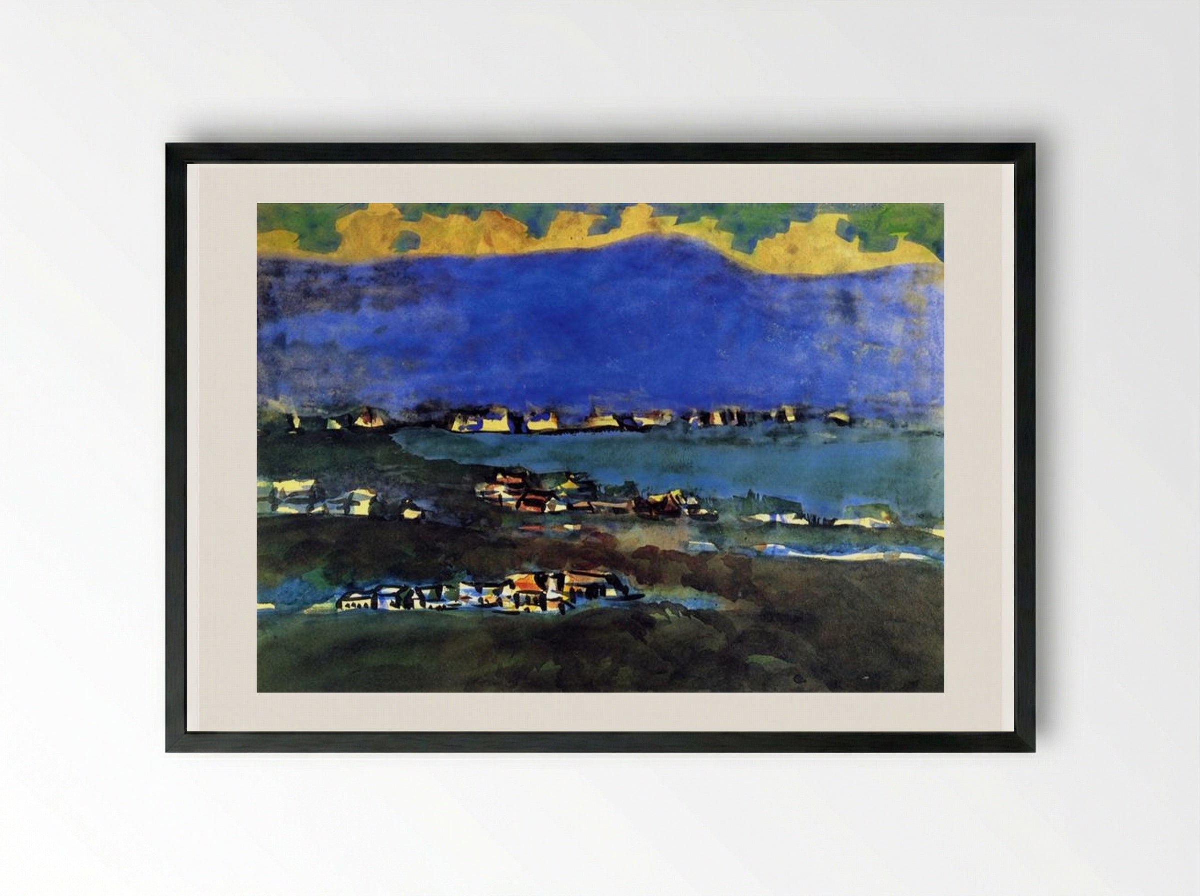 Coaltown - George Luks - Framed Print Black