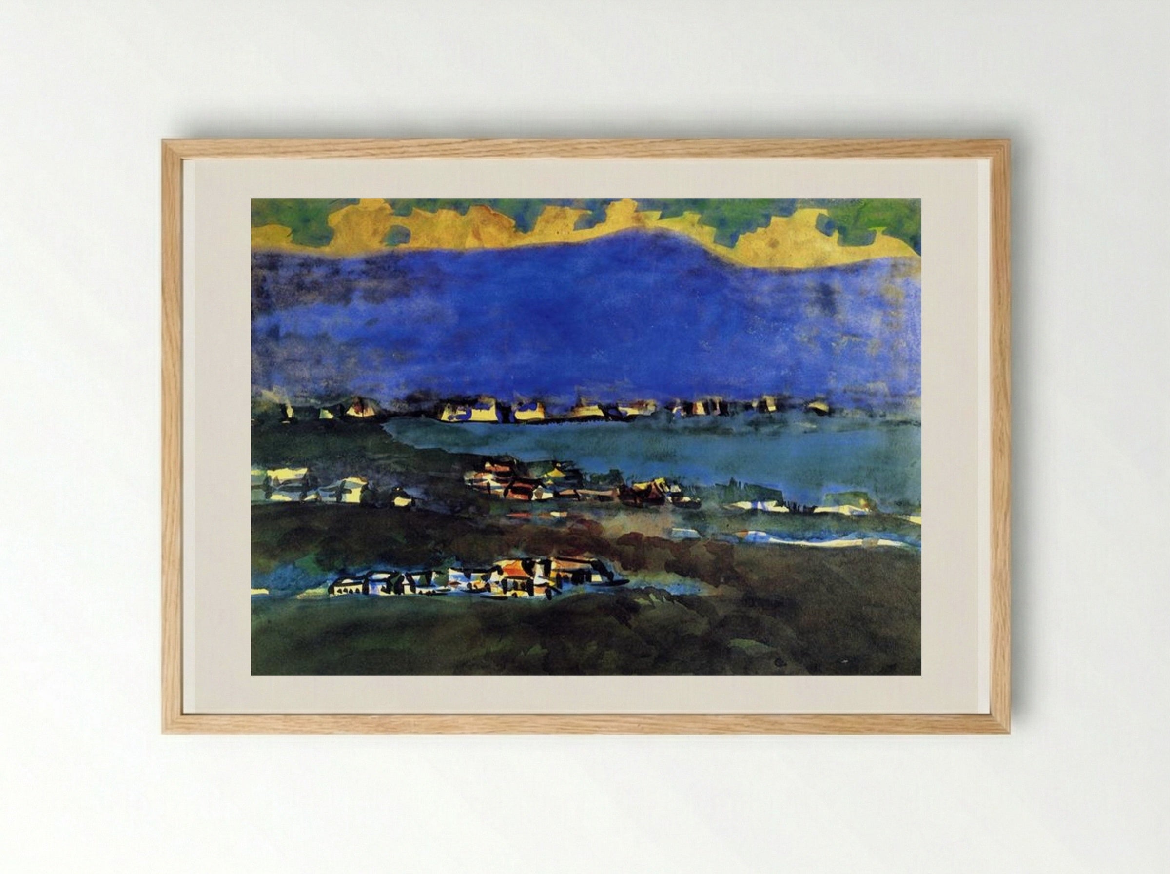 Coaltown - George Luks - Framed Print Wood