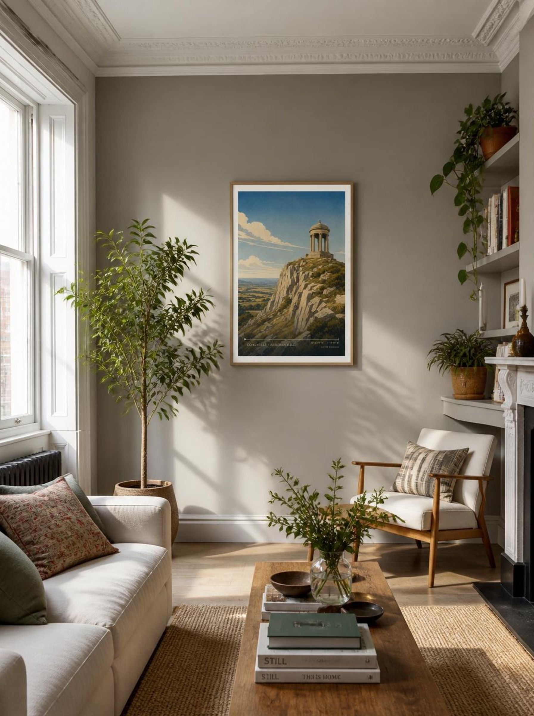 Coalville / Bardon Hill United Kingdom Travel Poster - Lifestyle