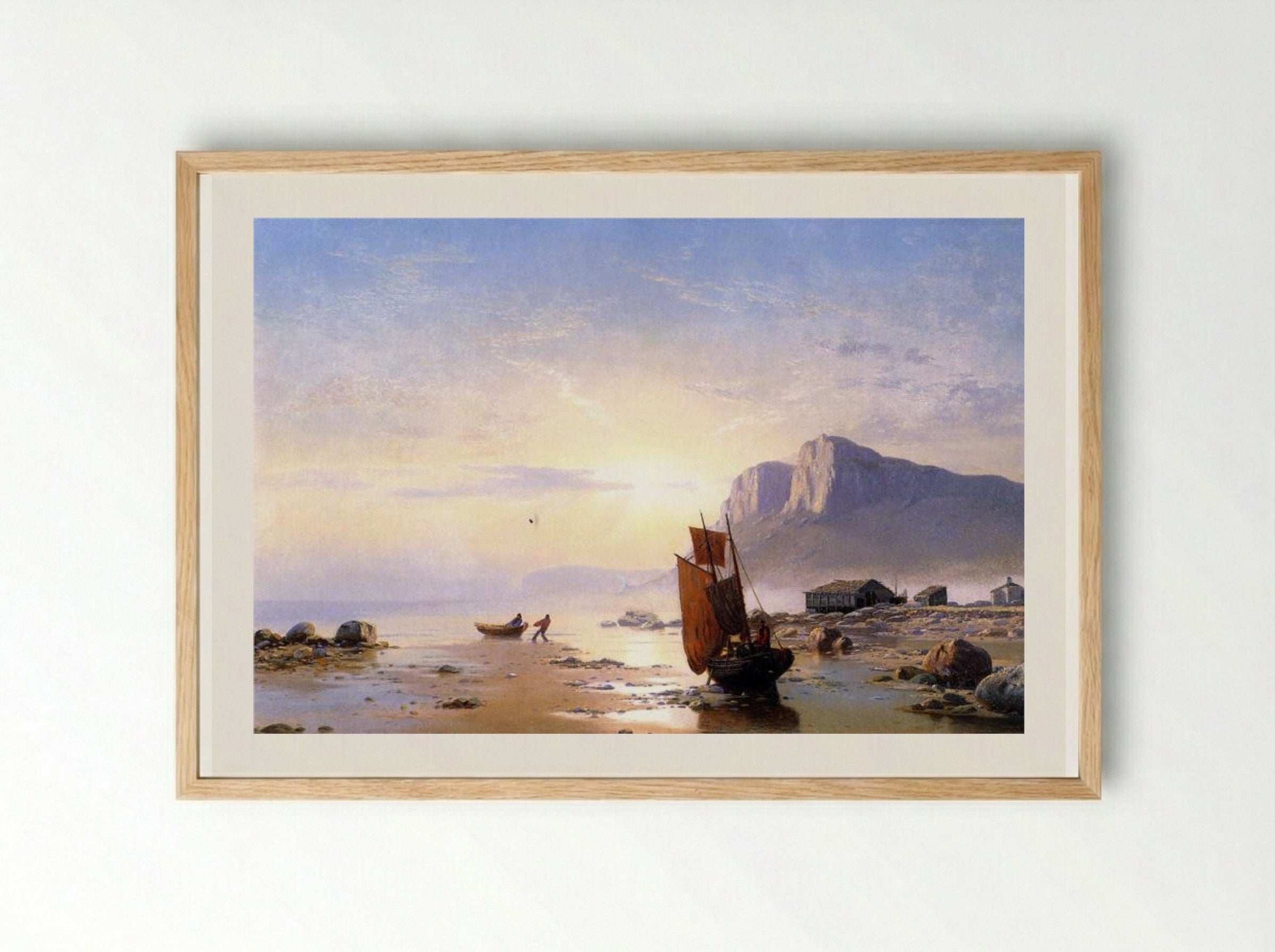 Coast of Labrador - William Bradford - Framed Print Wood