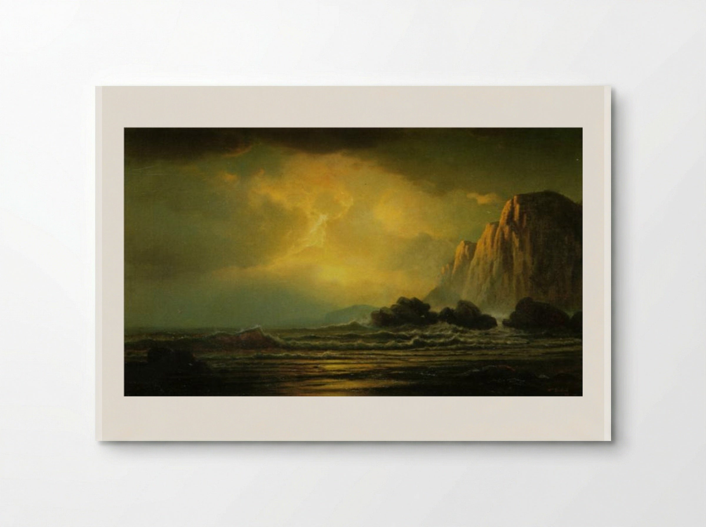 Coastal Scene at Sunset - William Bradford - Poster